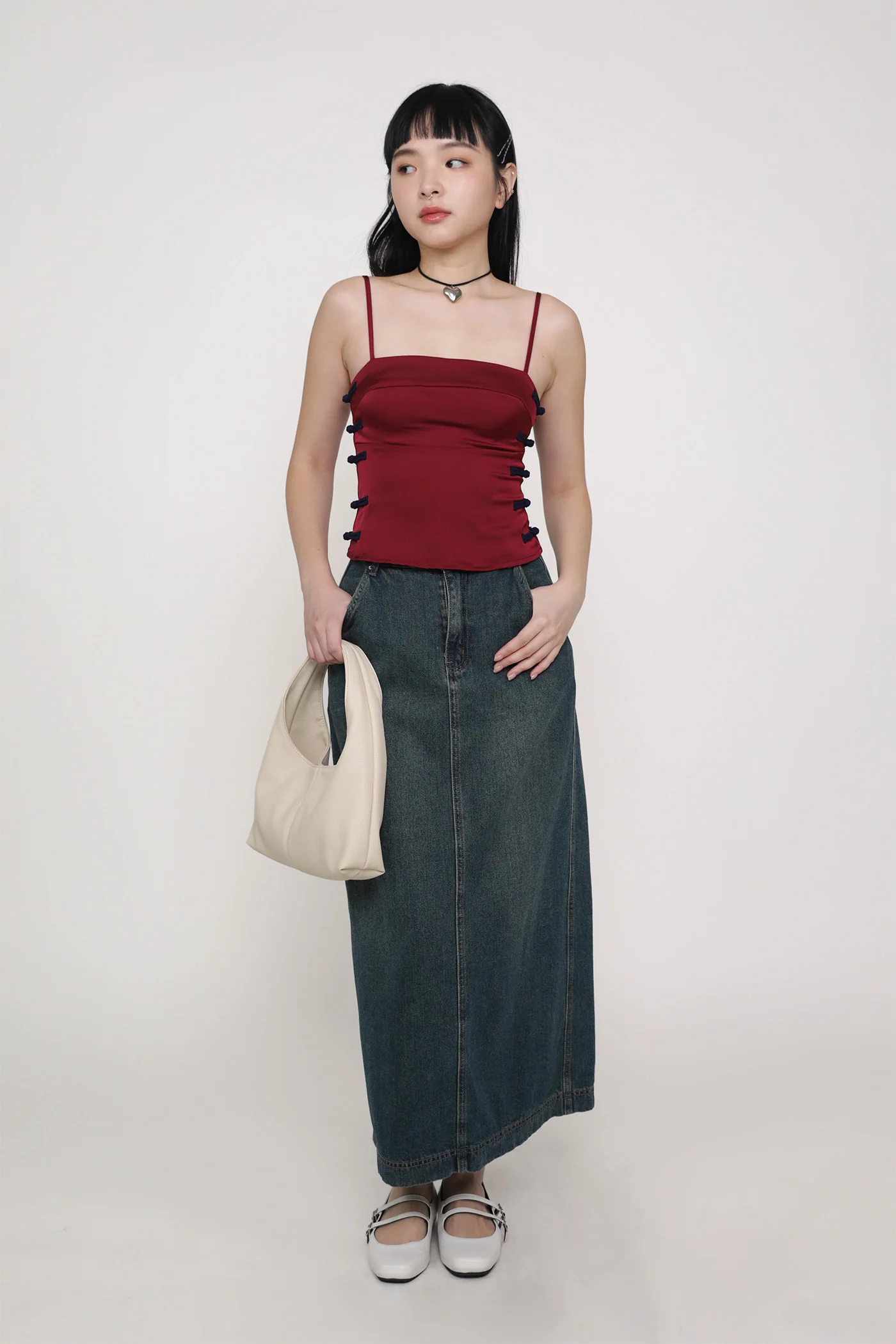 Jasmine Oriental Knotted Padded Top - Image 17