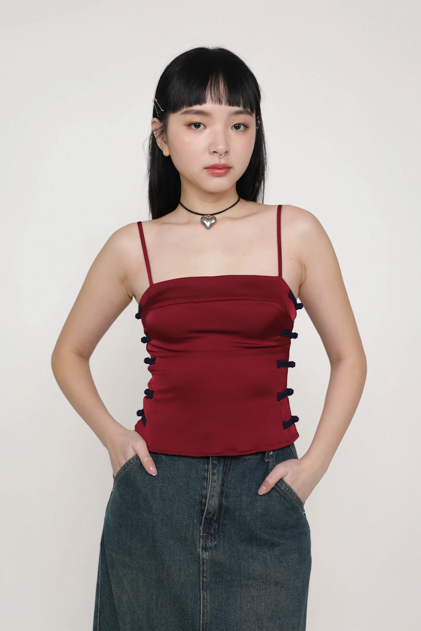 Jasmine Oriental Knotted Padded Top - Image 18