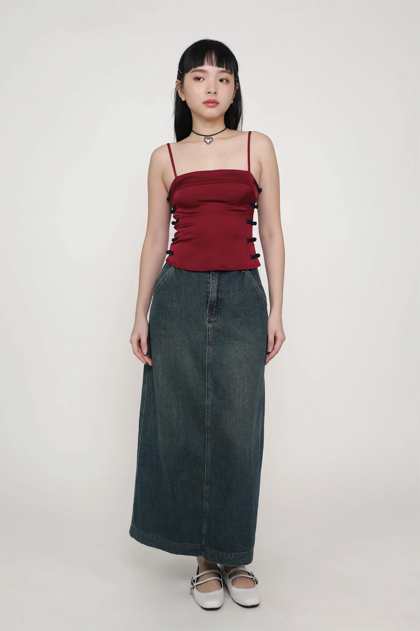 Jasmine Oriental Knotted Padded Top - Image 21