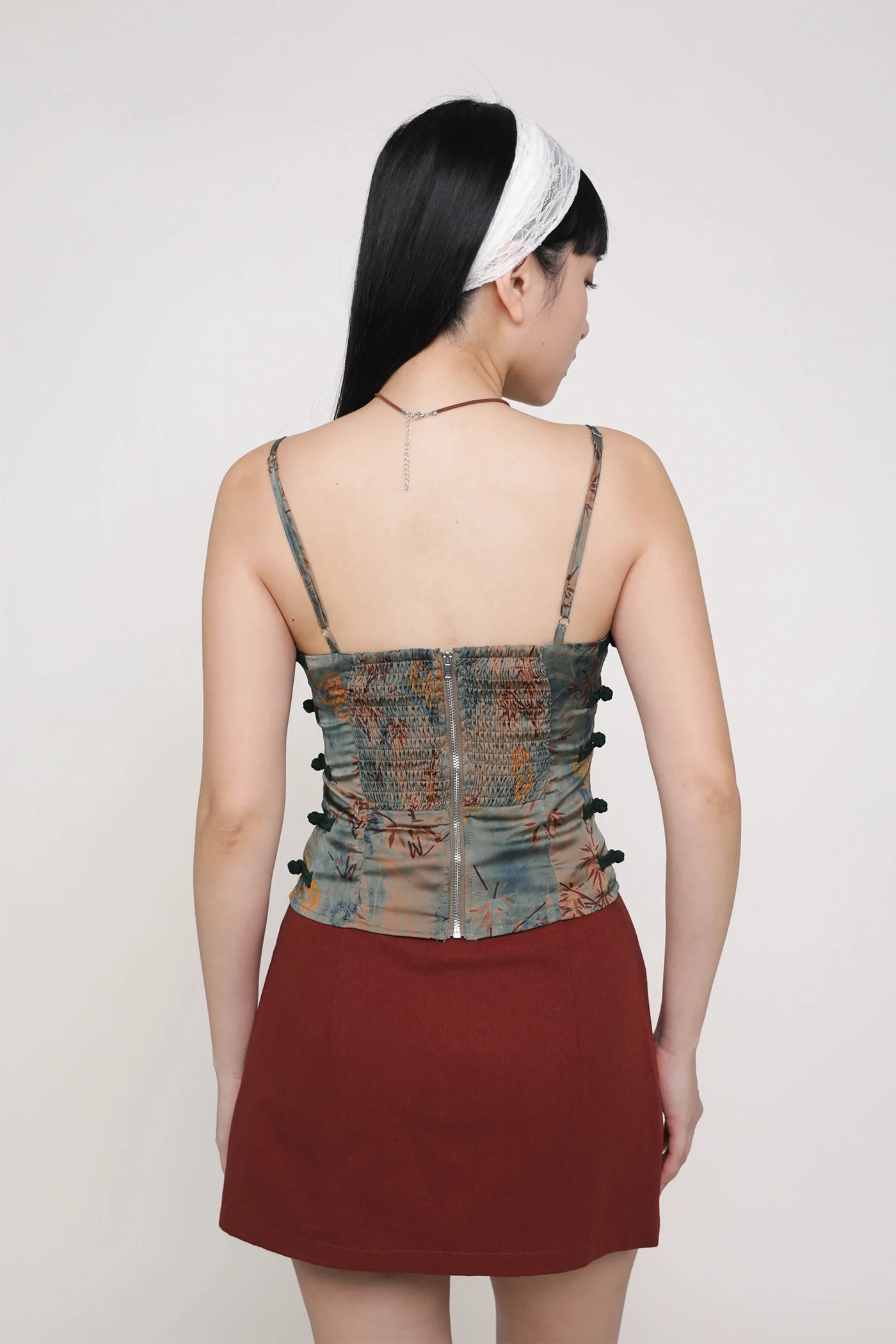 Jasmine Oriental Knotted Padded Top - Image 8