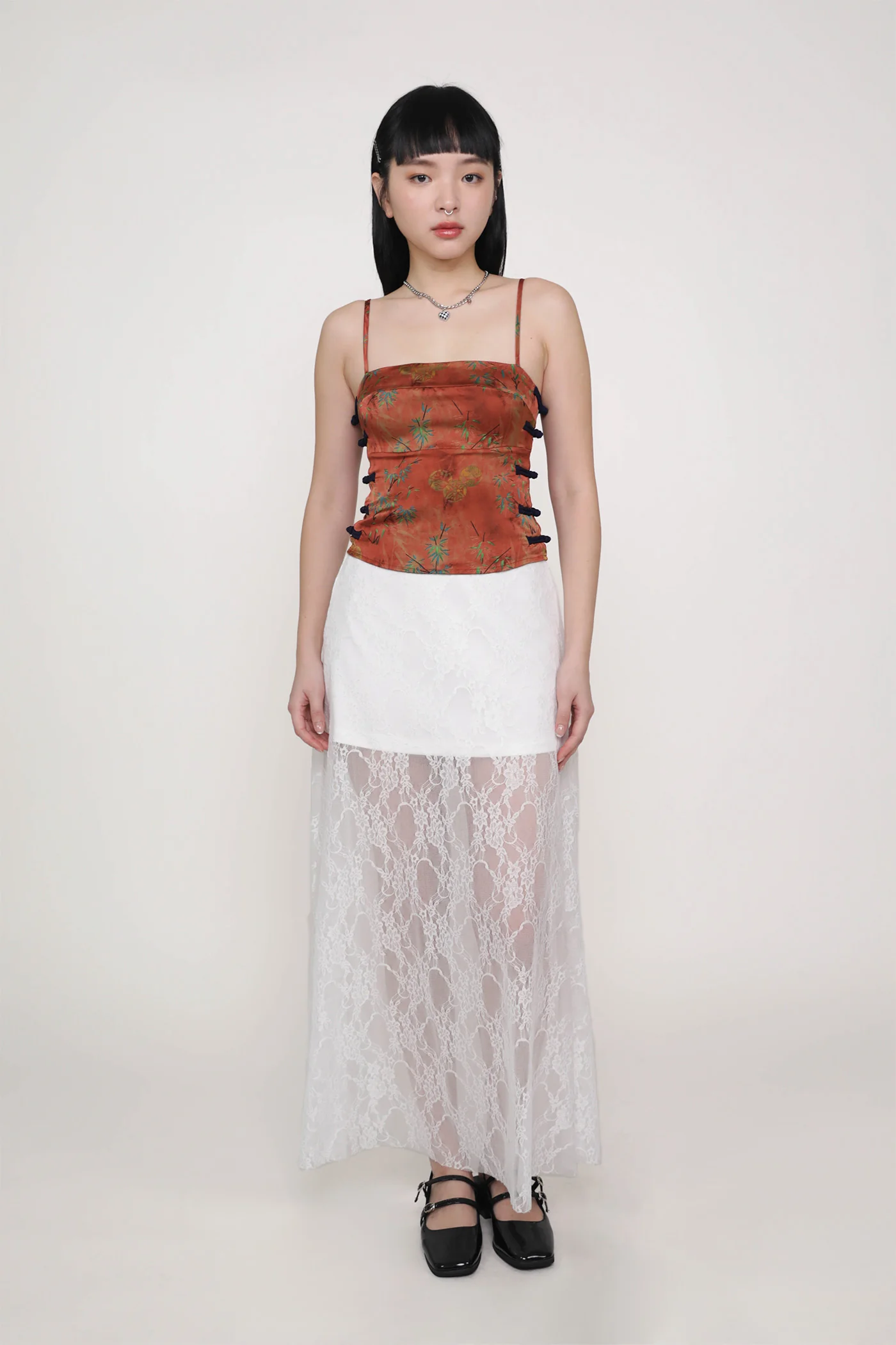 Jasmine Oriental Knotted Padded Top - Image 9
