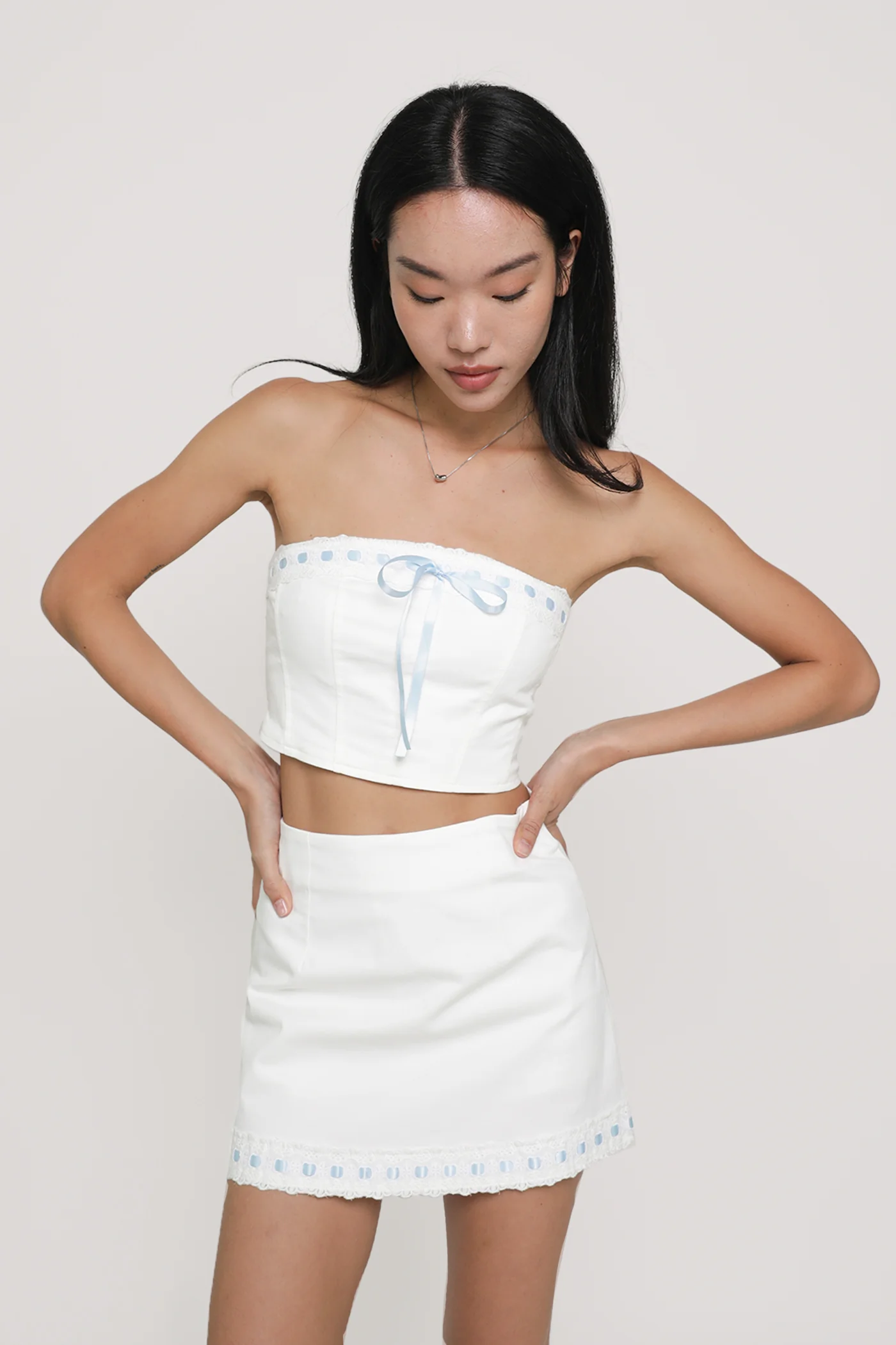 Jaylene Ribbon Embroidery Skorts - Image 20