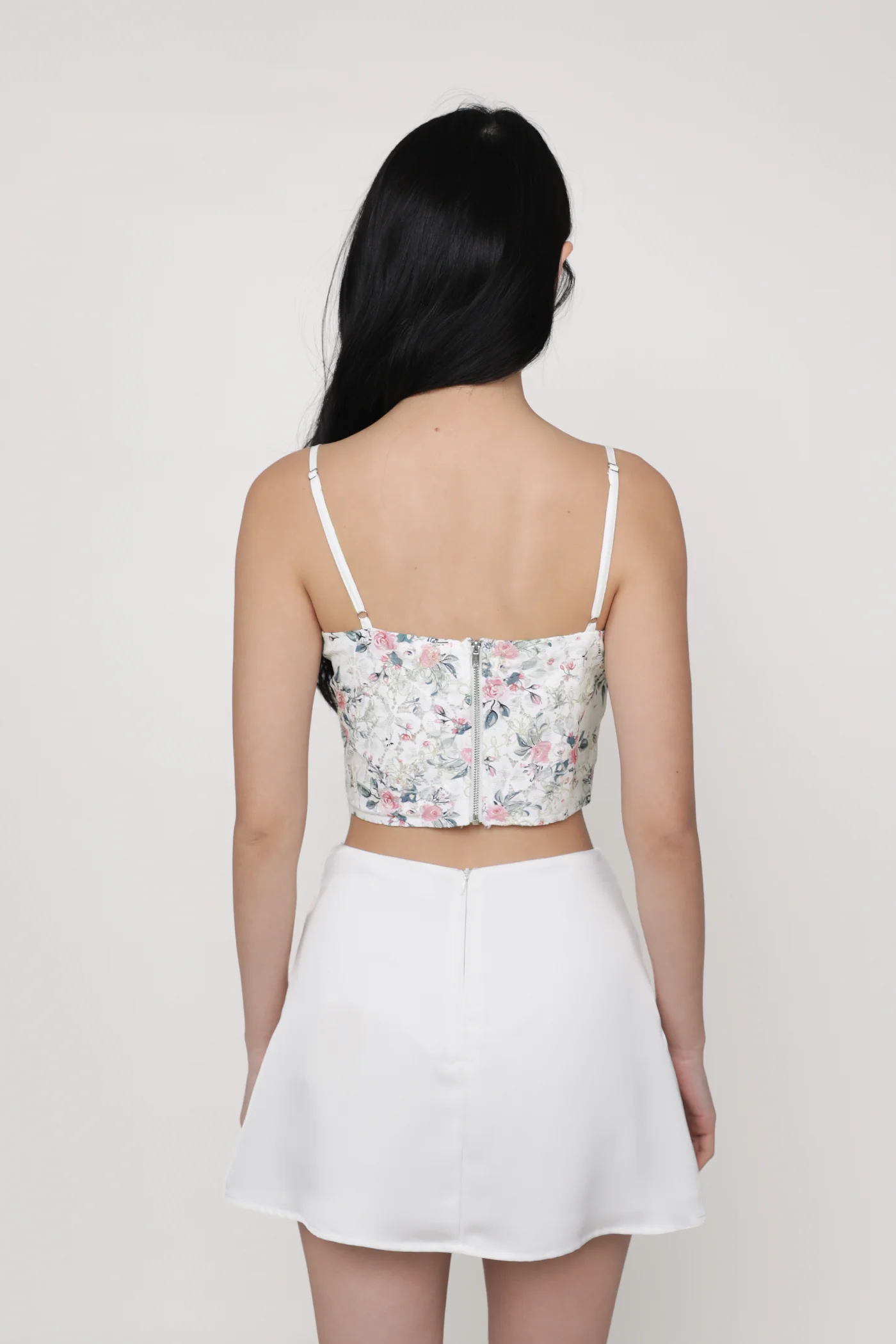 Jayley Lace Floral Crop Top - Image 14