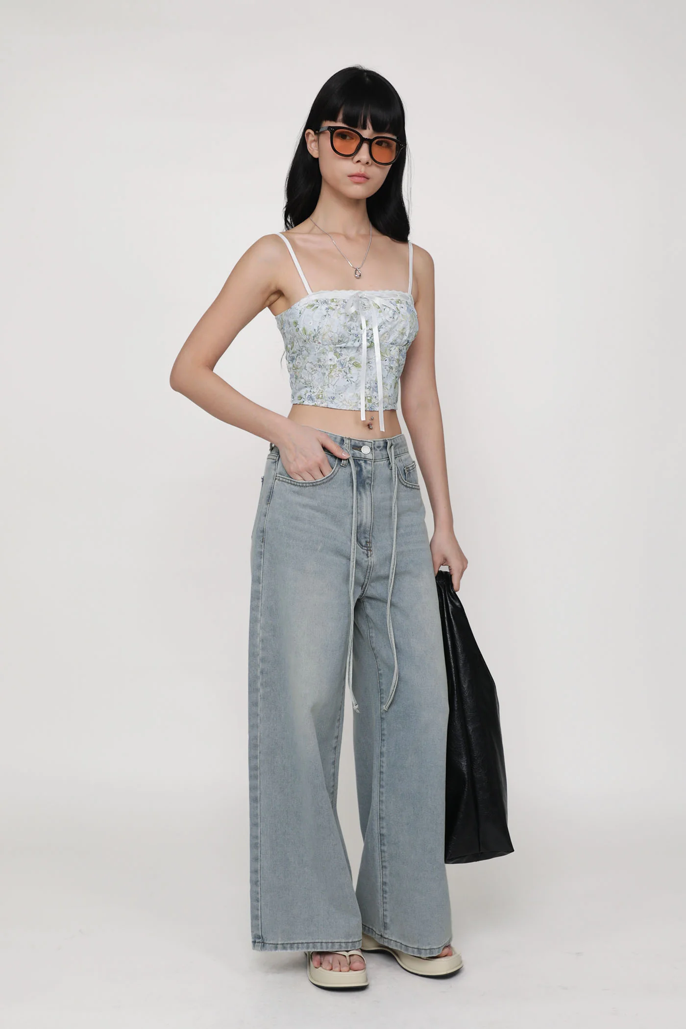 Jayley Lace Floral Crop Top - Image 2