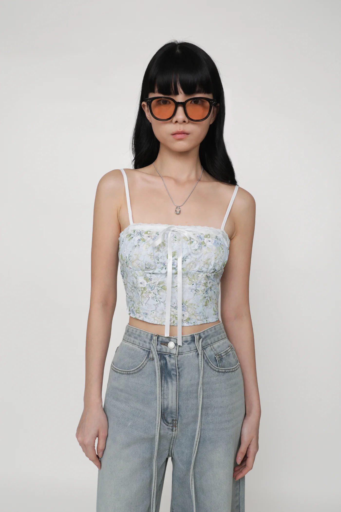 Jayley Lace Floral Crop Top - Image 3