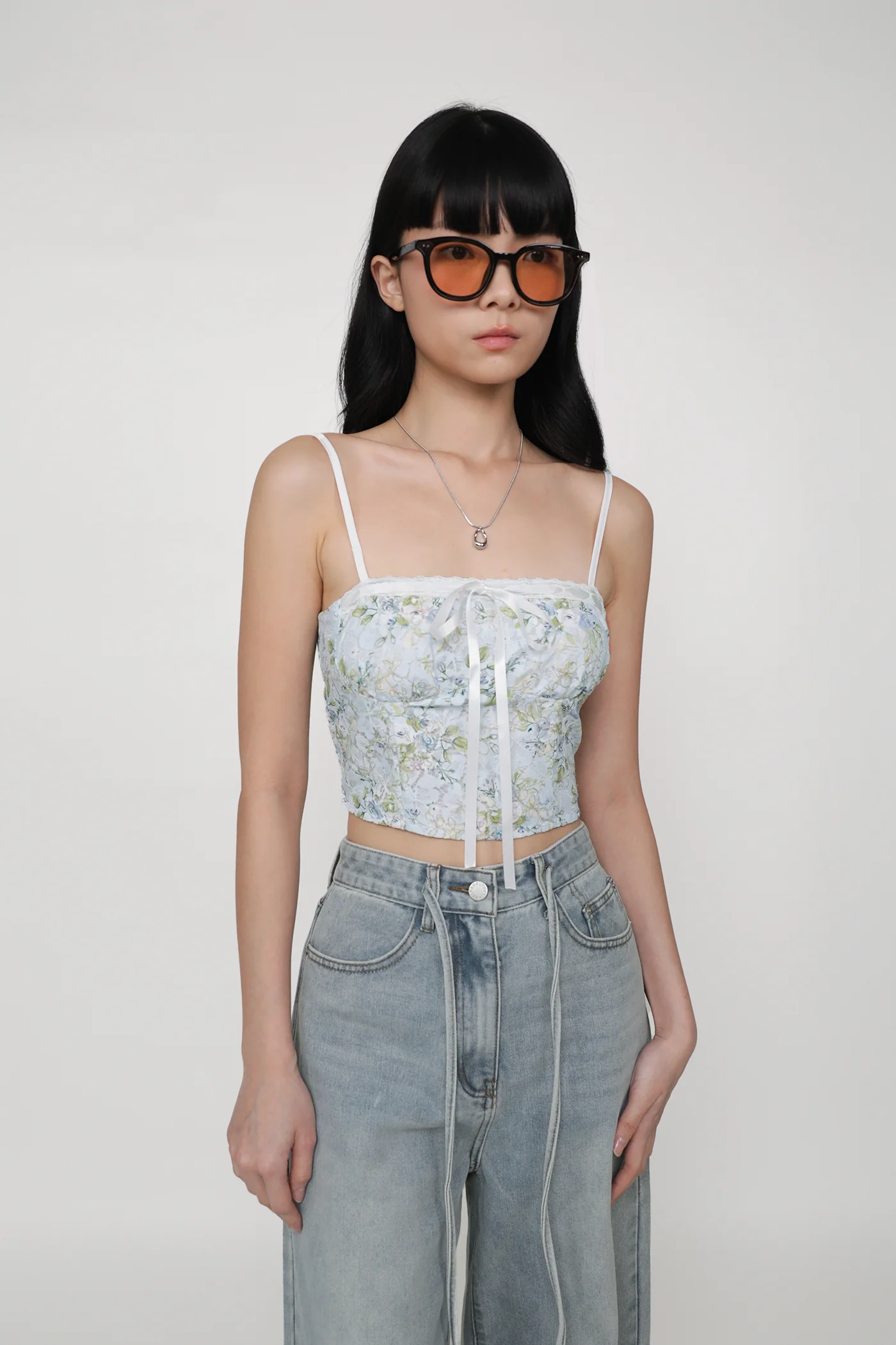 Jayley Lace Floral Crop Top - Image 5
