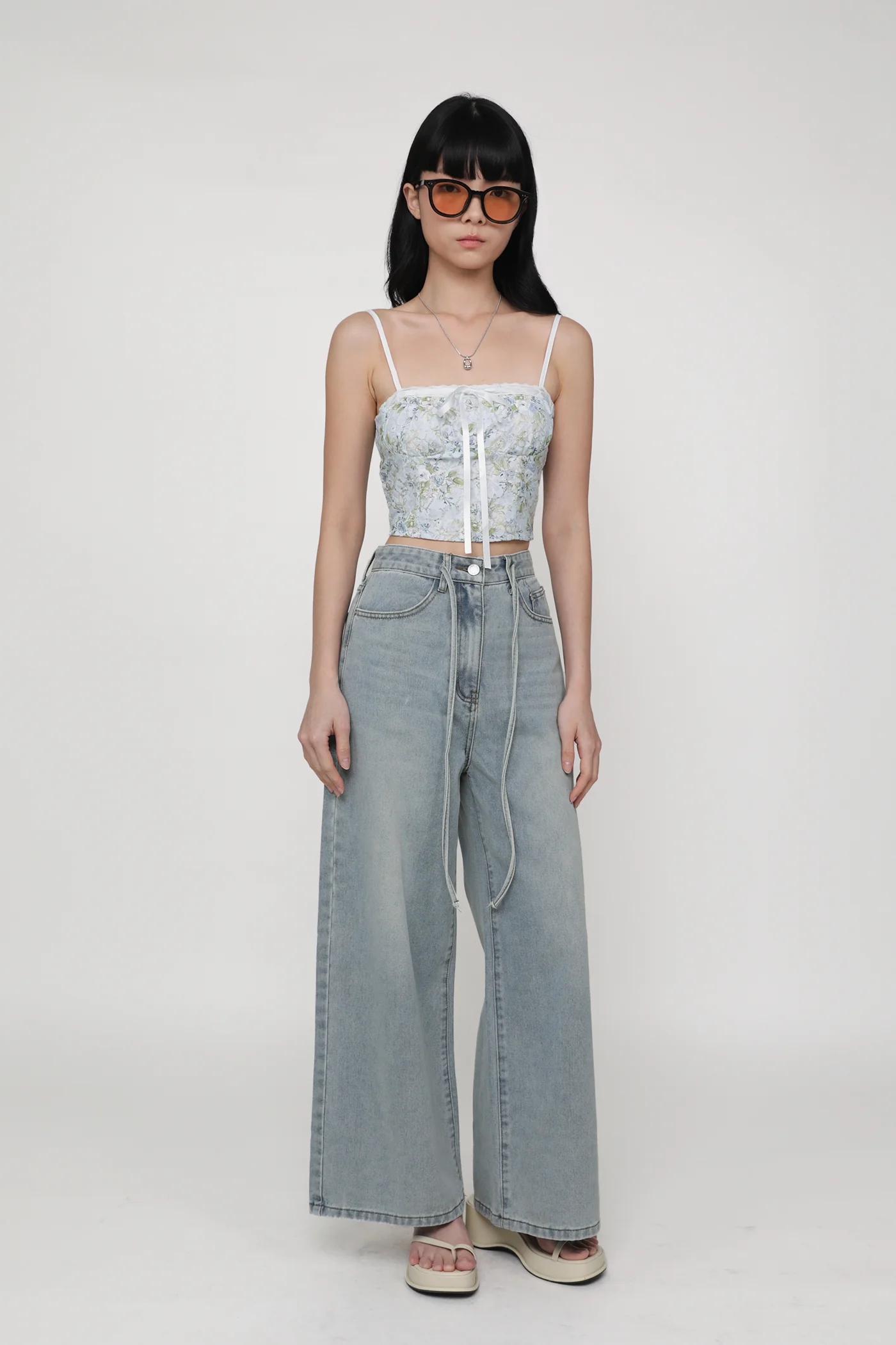Jayley Lace Floral Crop Top - Image 7