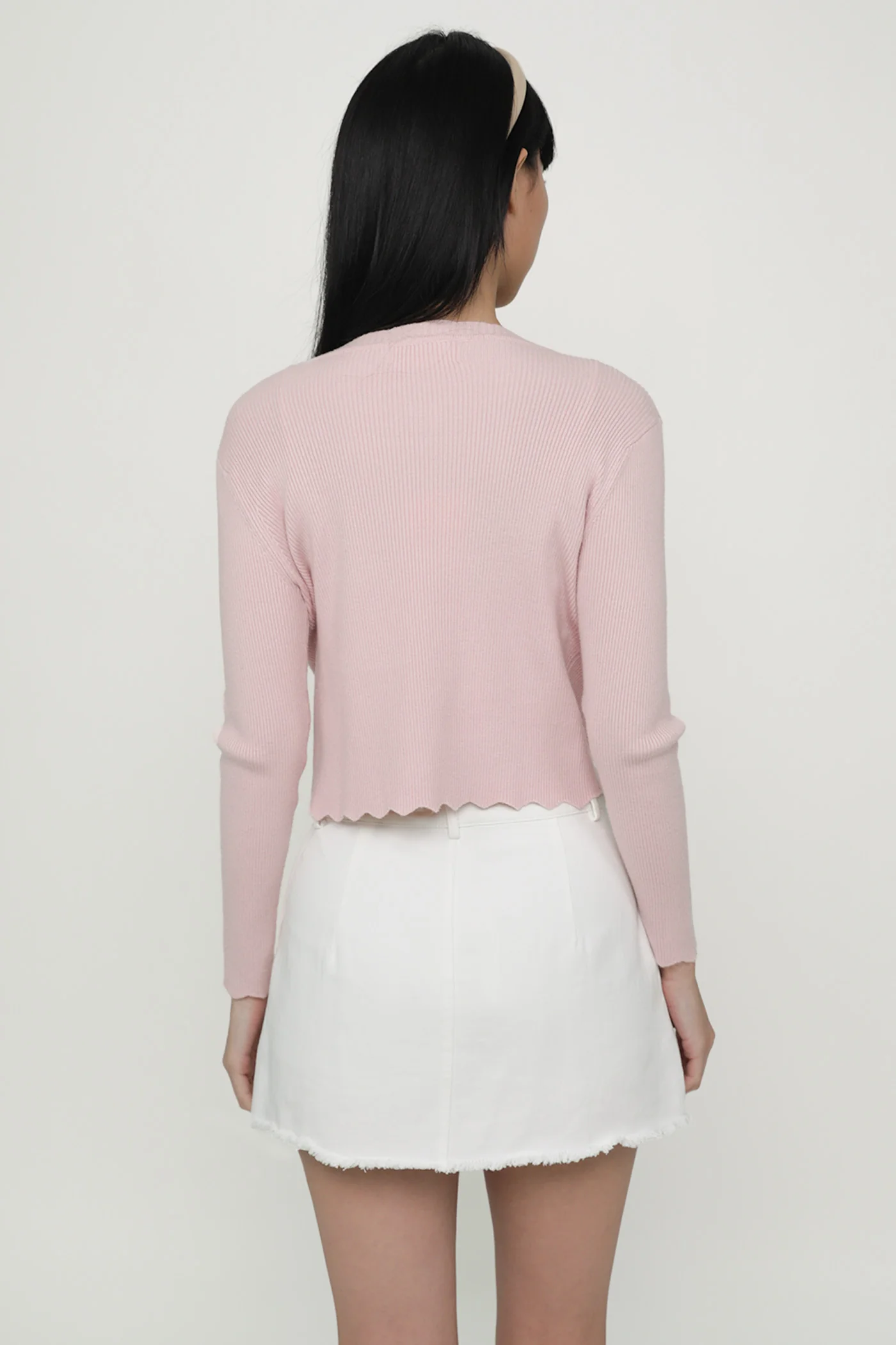 Jerry Pleated Frayed Hem Skorts - Image 15
