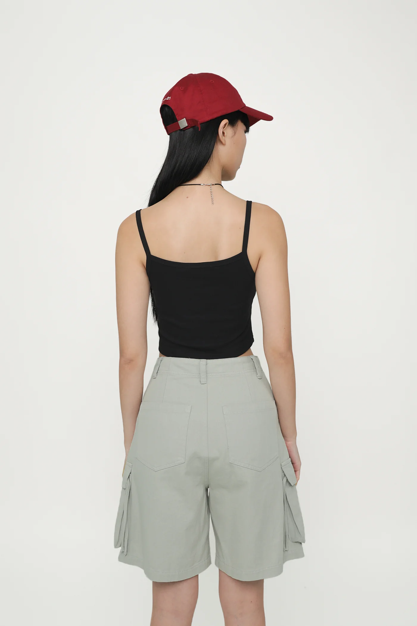 Jessica Basic Crop Padded Top - Image 7