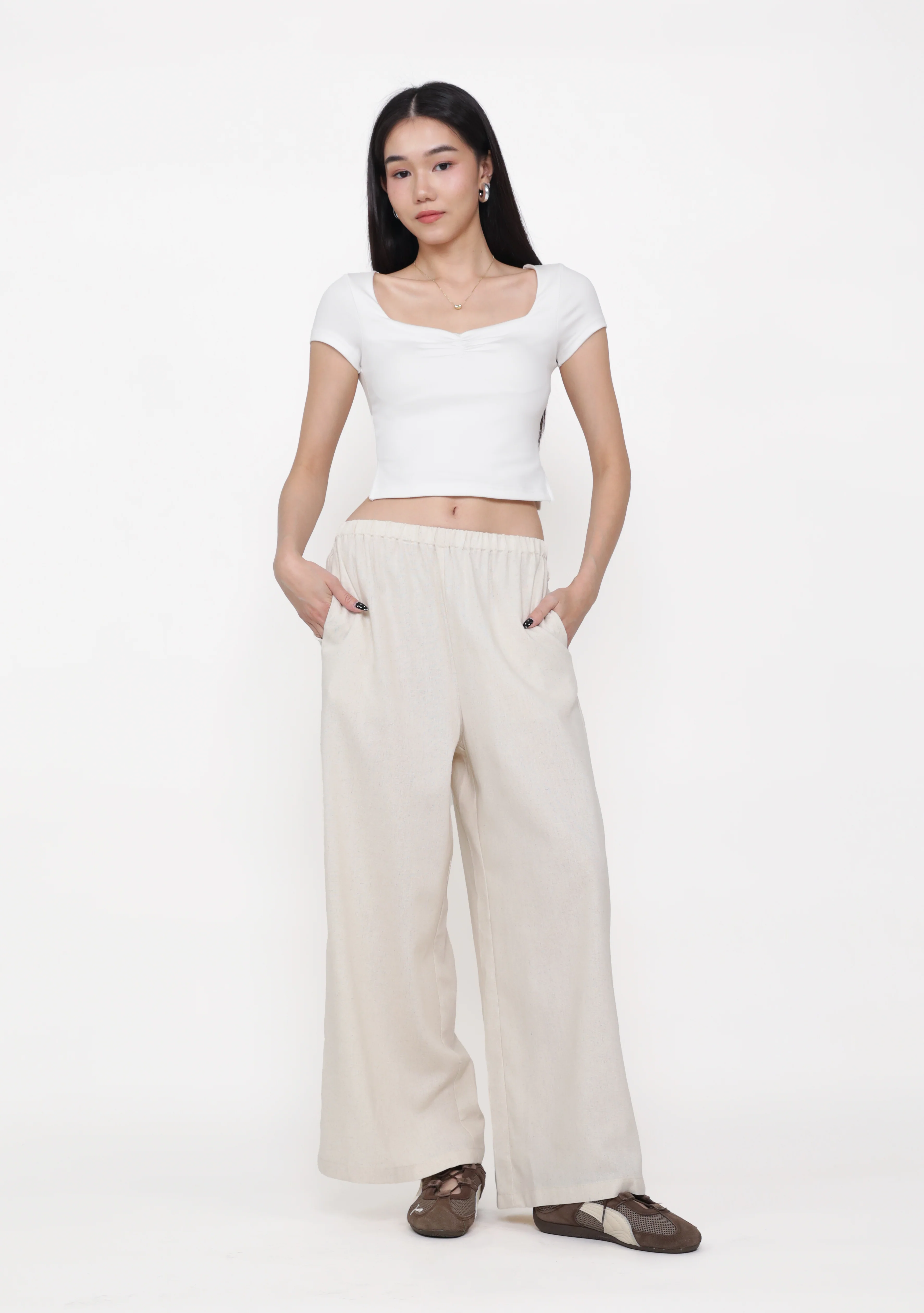 Joella Ruched Front Padded Top - Image 5