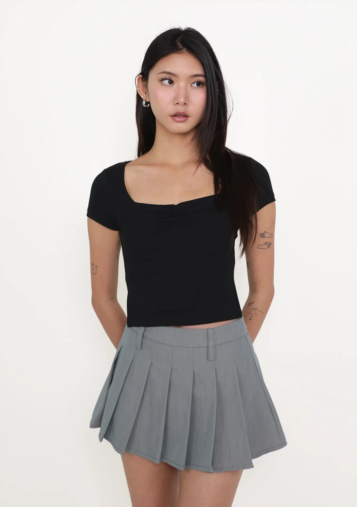 Joella Ruched Front Padded Top - Image 9
