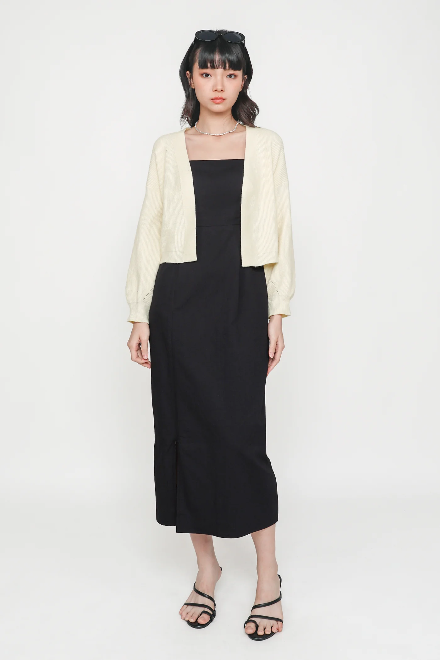 Jonelle Padded Midi Dress - Image 13
