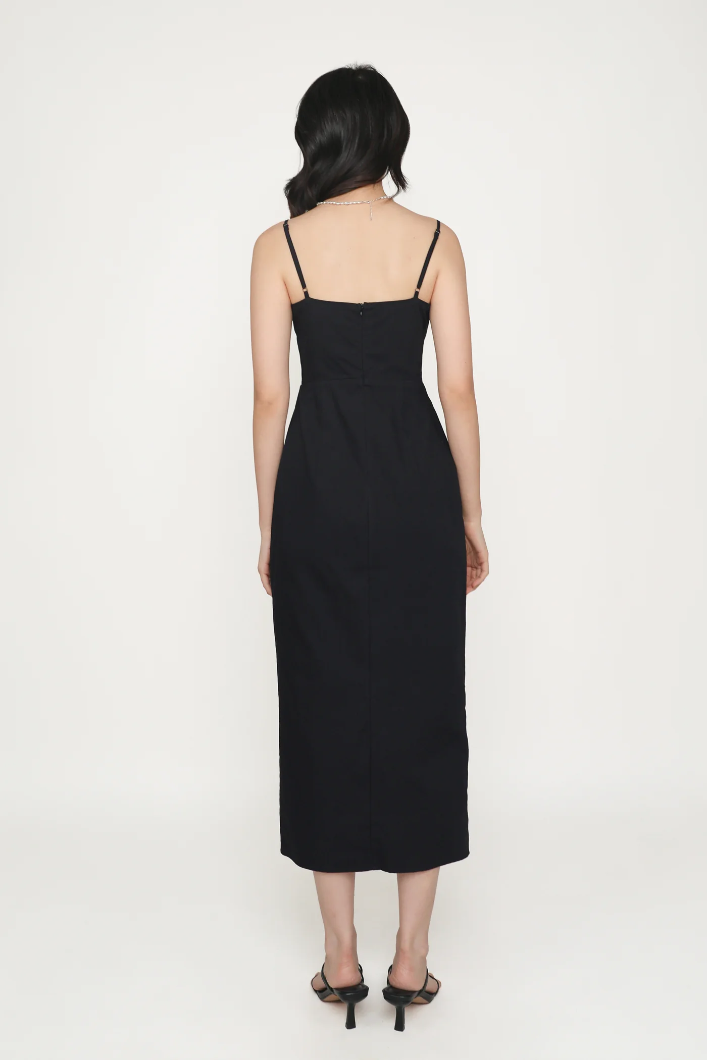 Jonelle Padded Midi Dress - Image 14