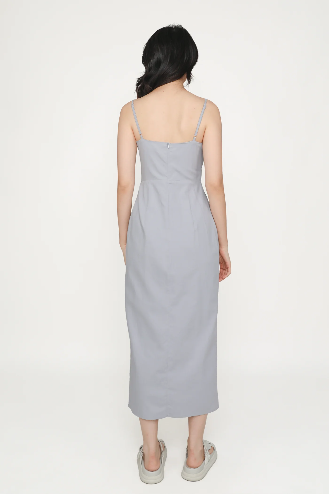 Jonelle Padded Midi Dress - Image 7