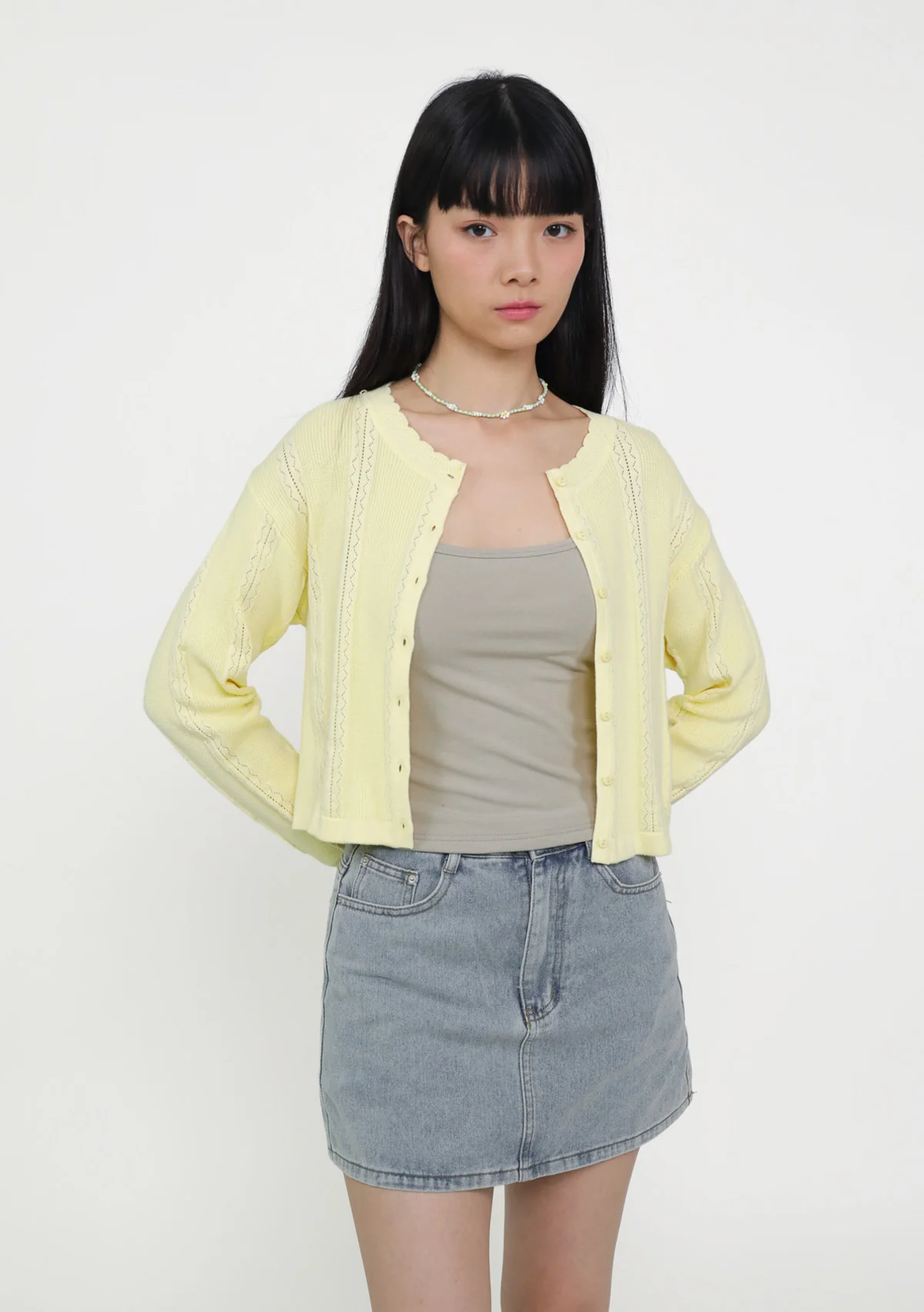 Junie Crochet Knit Cardigan - Image 10