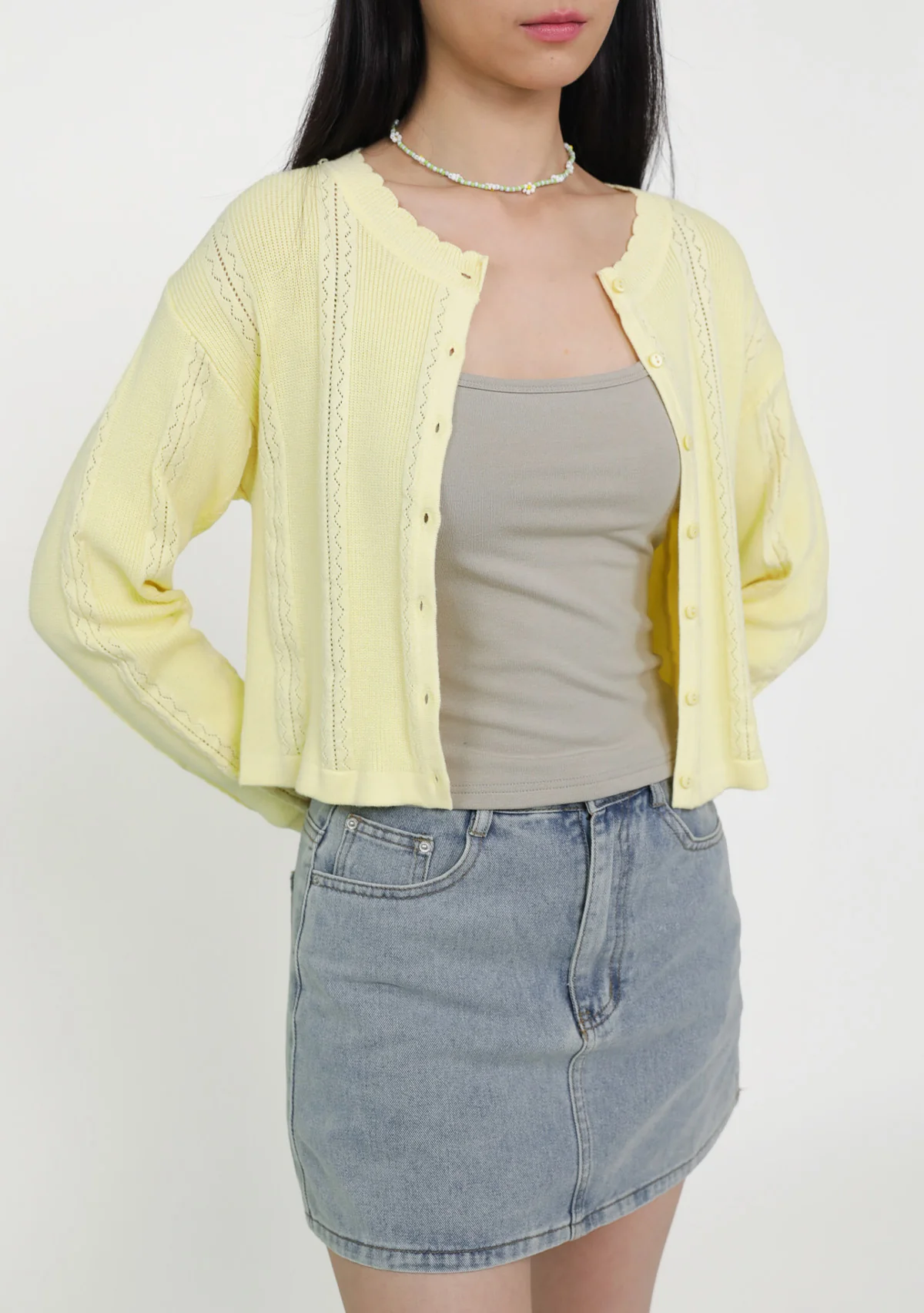 Junie Crochet Knit Cardigan - Image 11