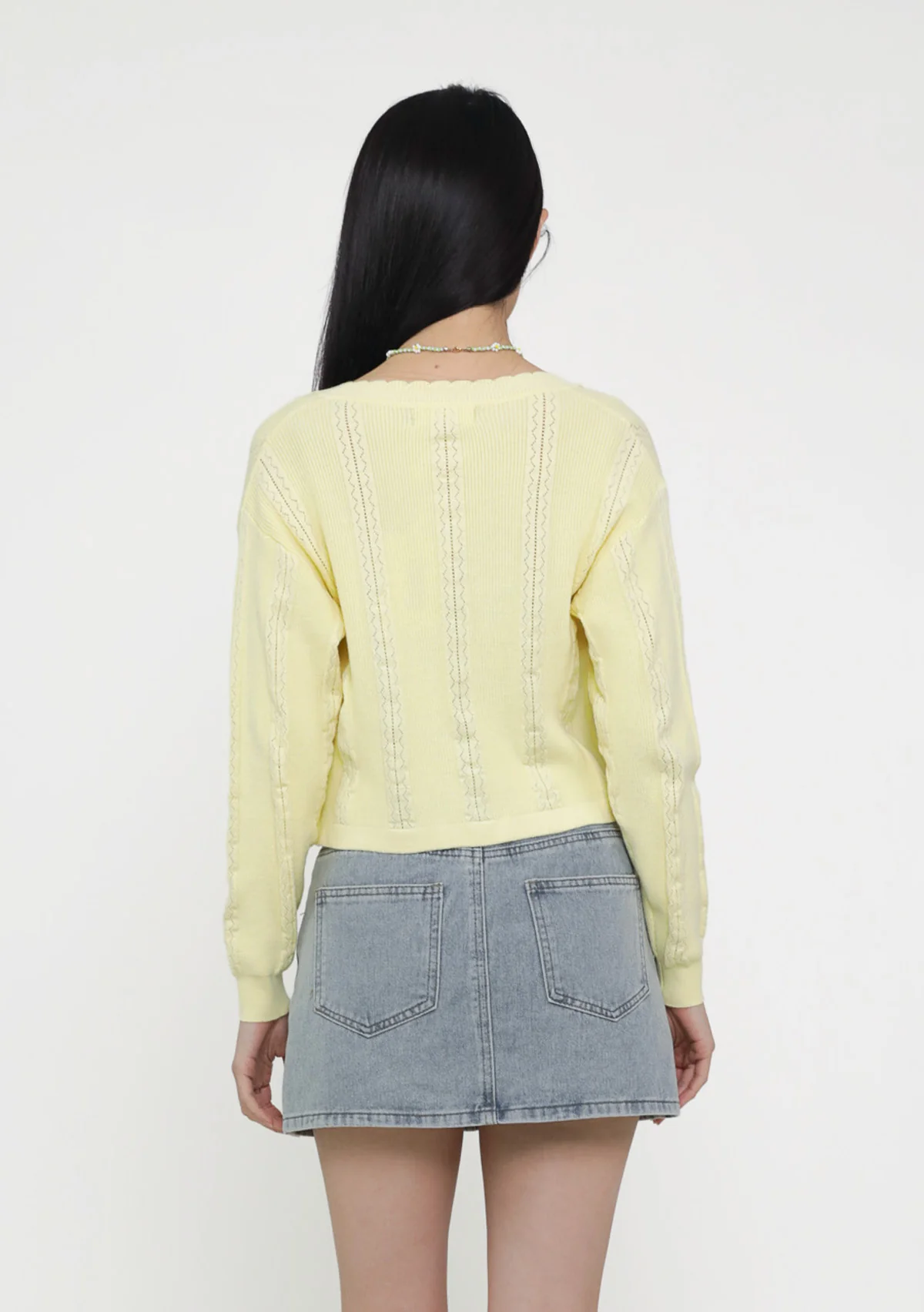 Junie Crochet Knit Cardigan - Image 12