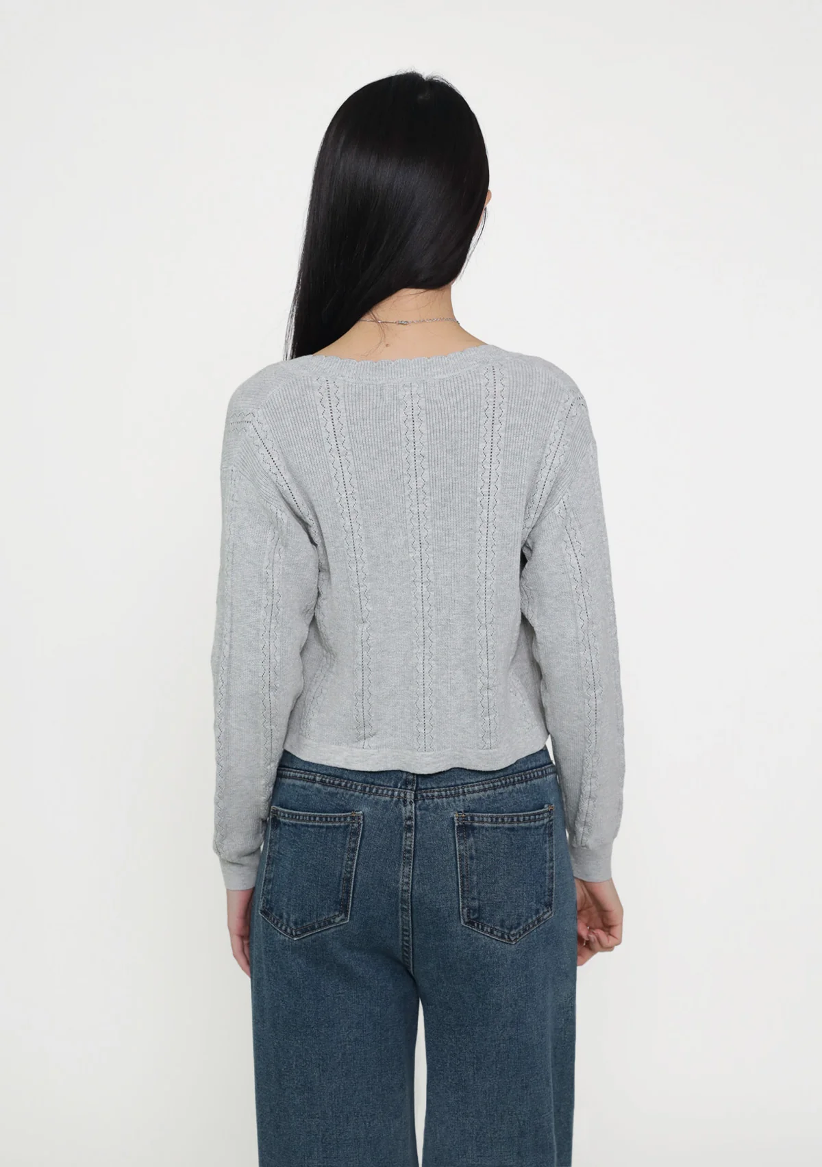 Junie Crochet Knit Cardigan - Image 8