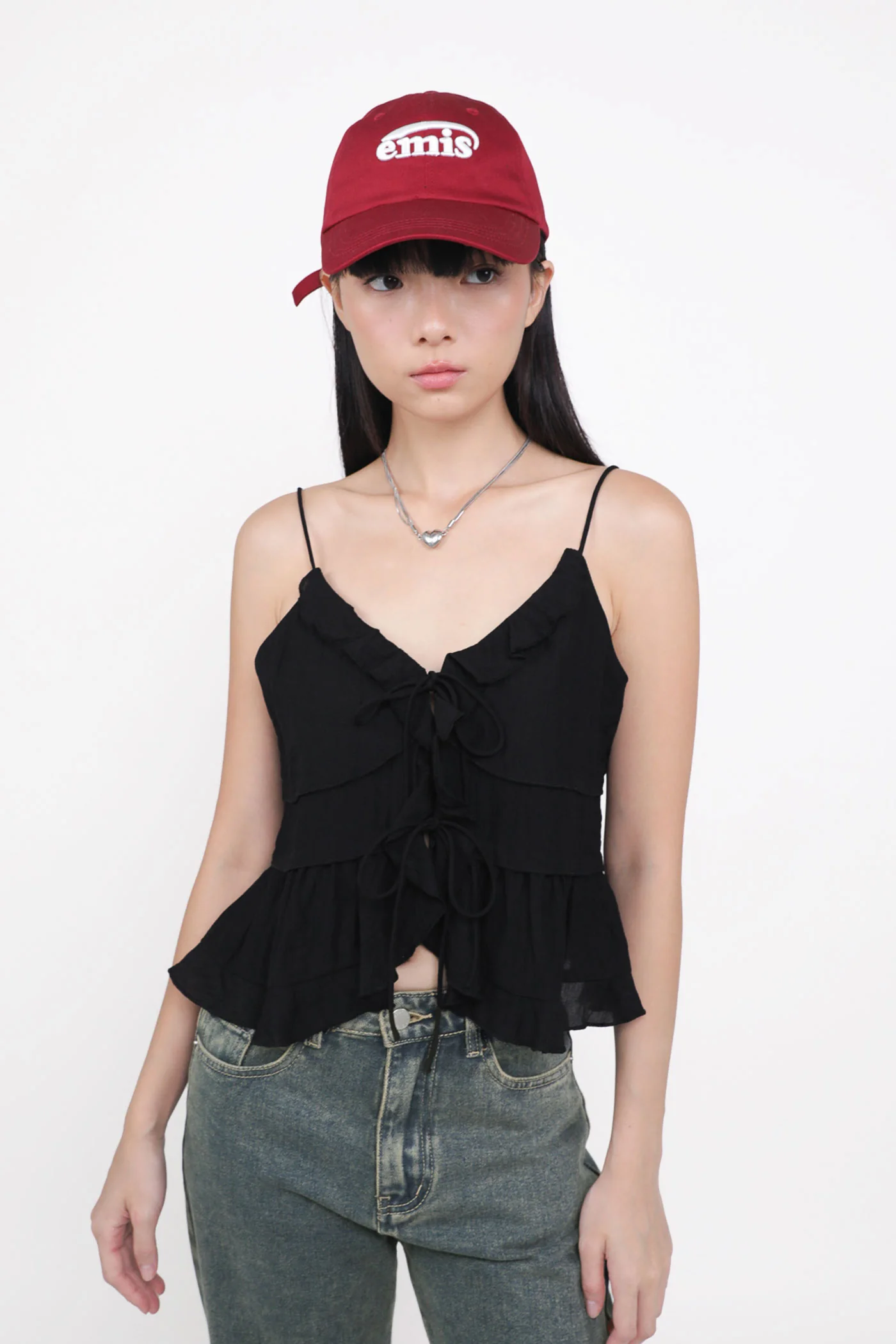 Kace Frilly Babydoll Top