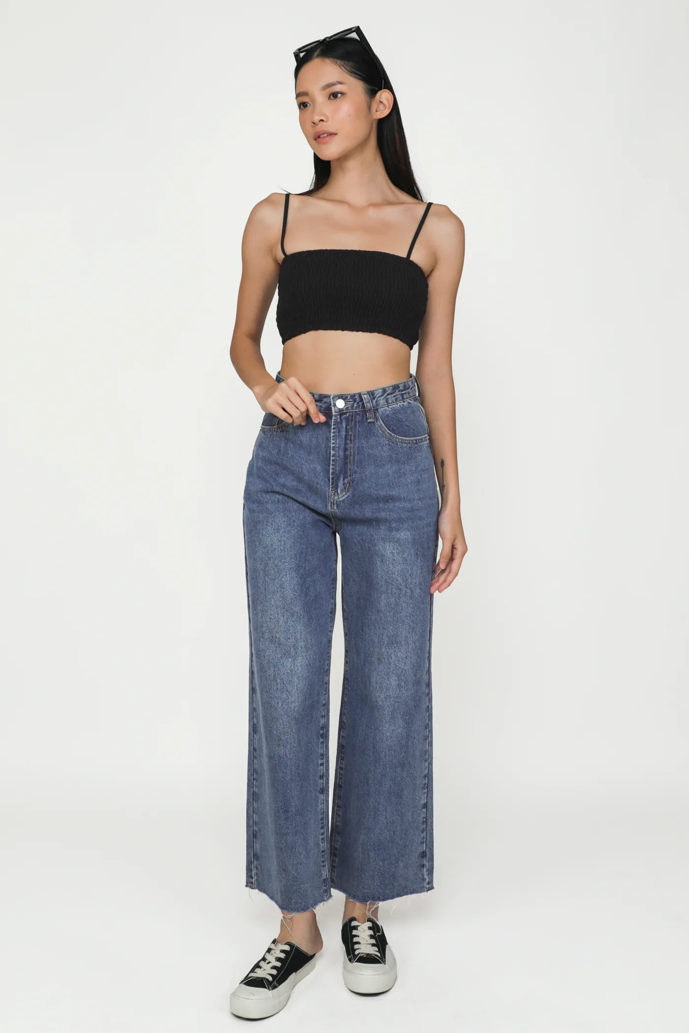 Kaci Smocked Crop Top - Image 20