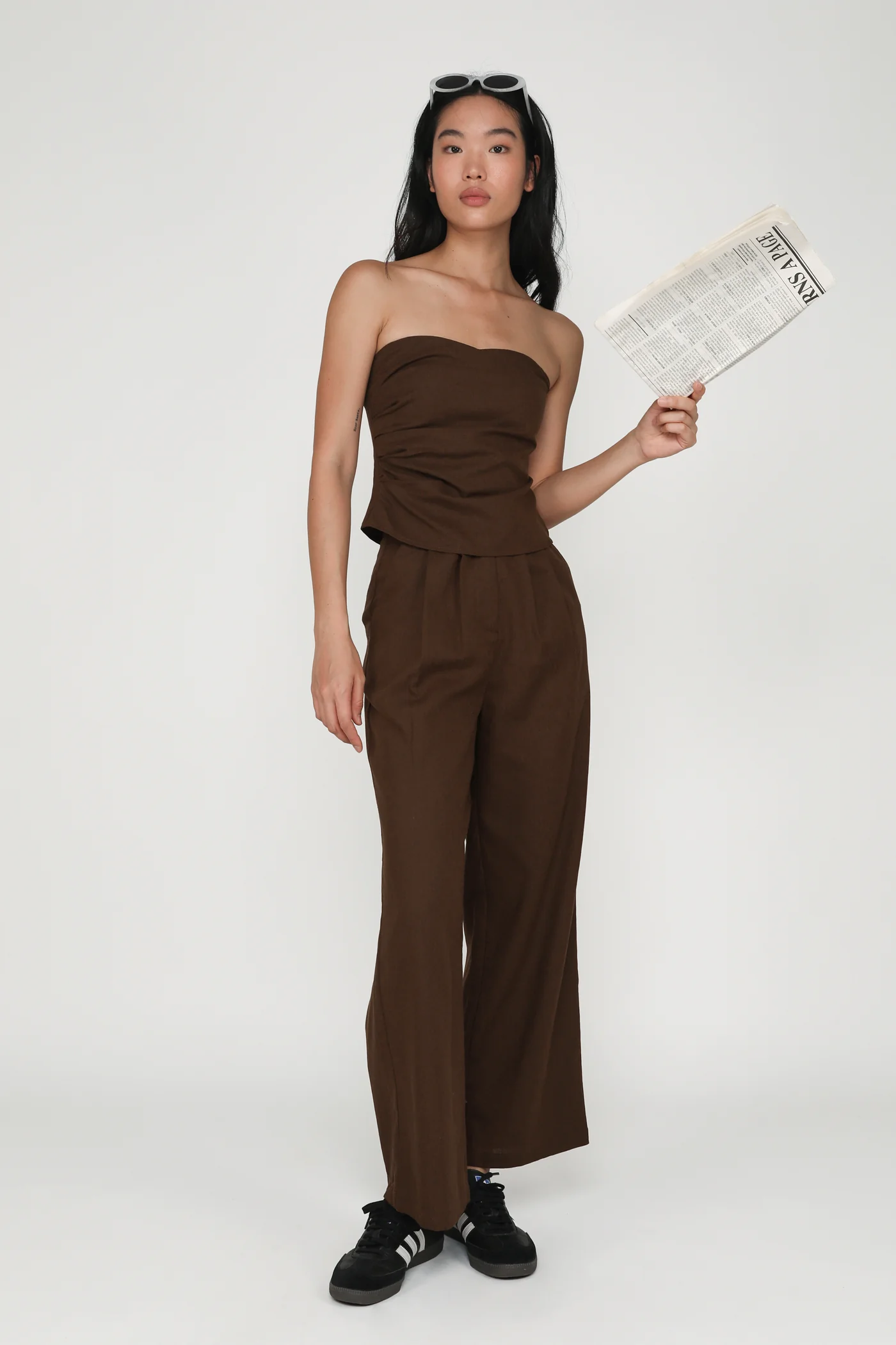Kason Pleated Linen Pants - Image 15