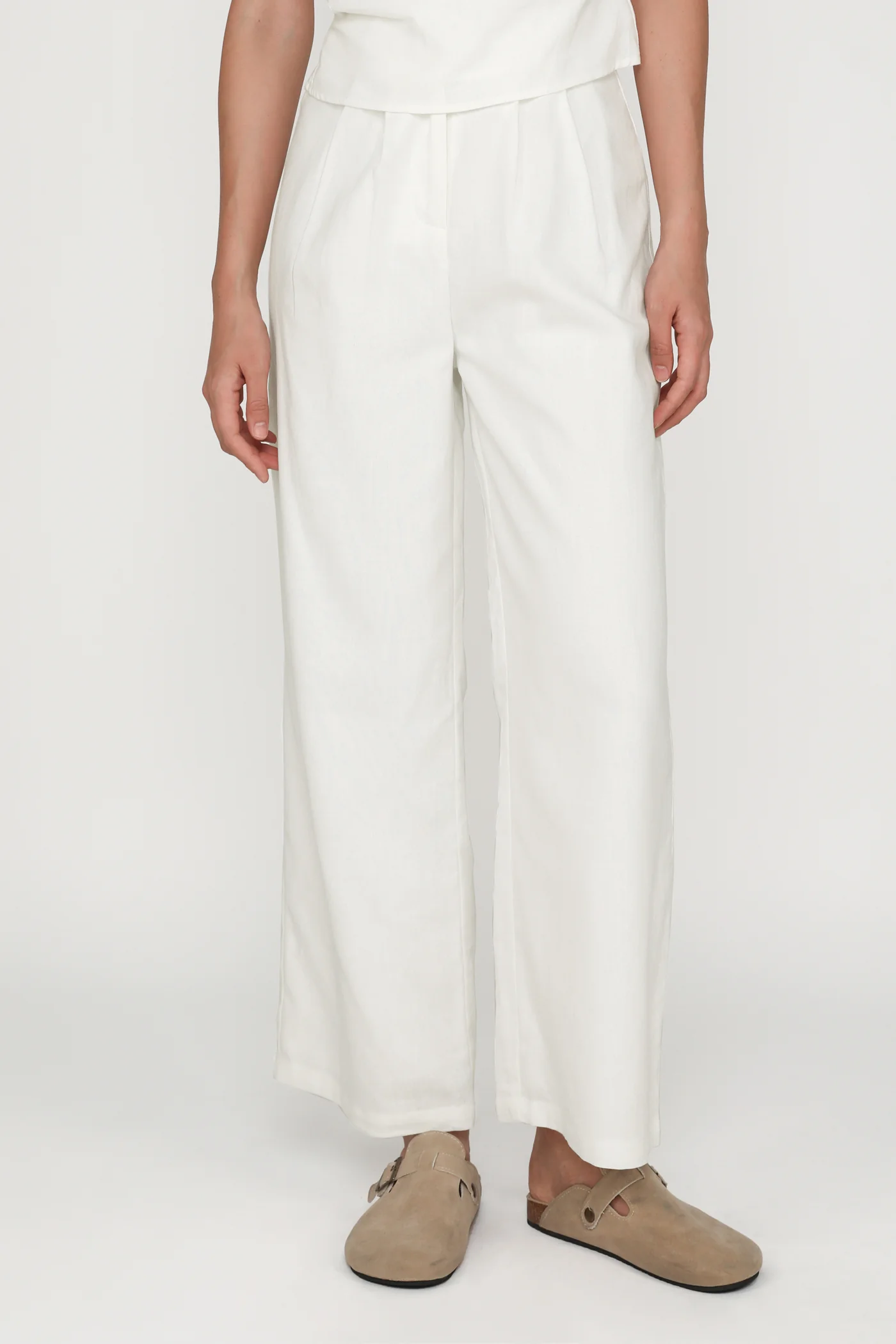 Kason Pleated Linen Pants - Image 3