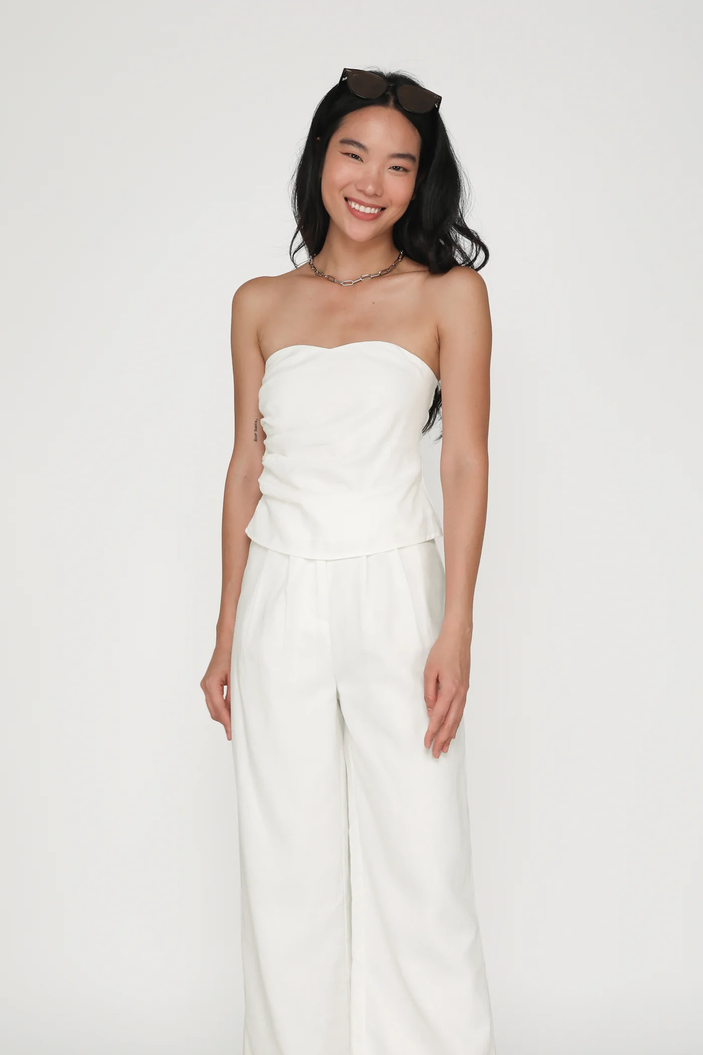 Kason Pleated Linen Pants - Image 4