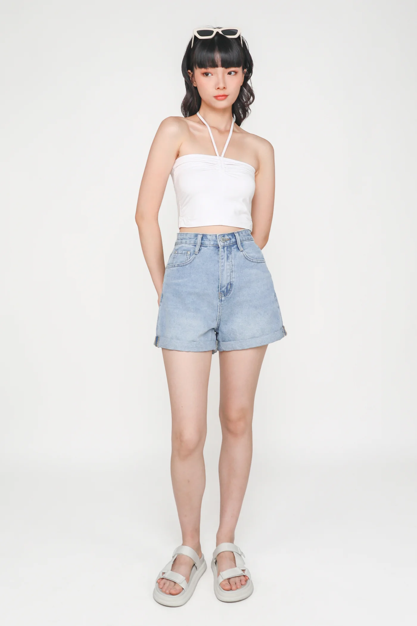 Katniss Halter Ruched Top - Image 2