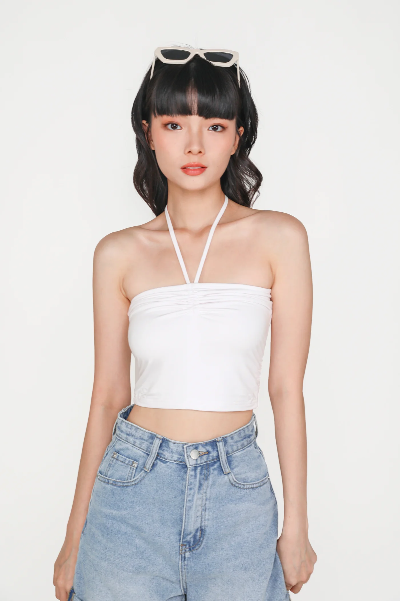 Katniss Halter Ruched Top - Image 4