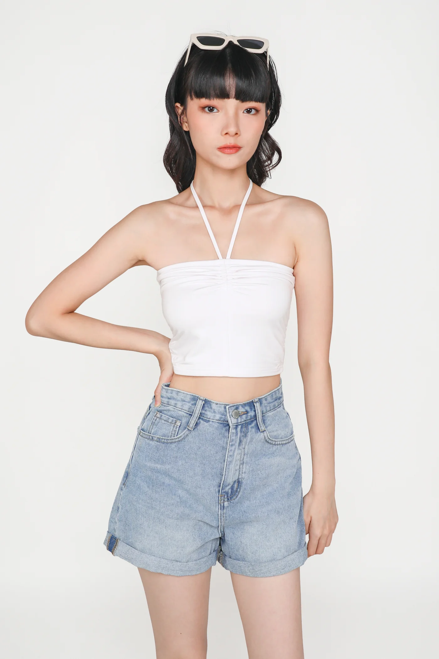 Katniss Halter Ruched Top - Image 5