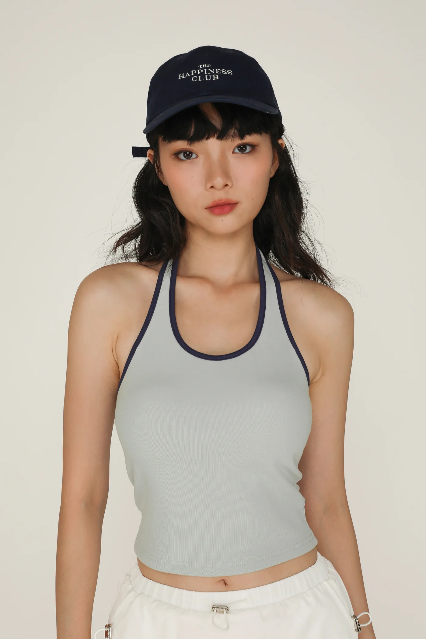 Keiran Contrast Halter Padded Top - Image 20