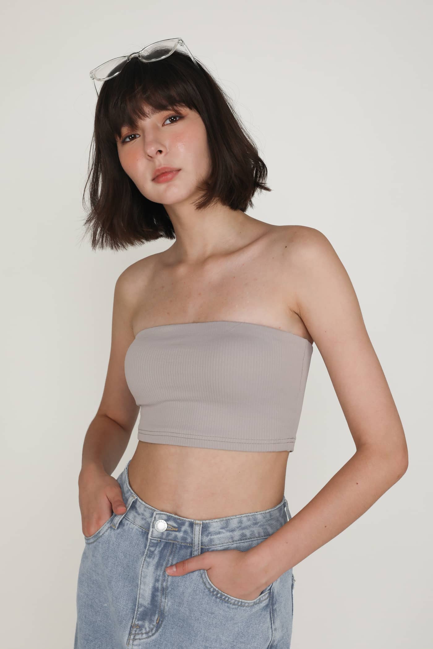 Kendie Basic Tube Padded Top - Image 57