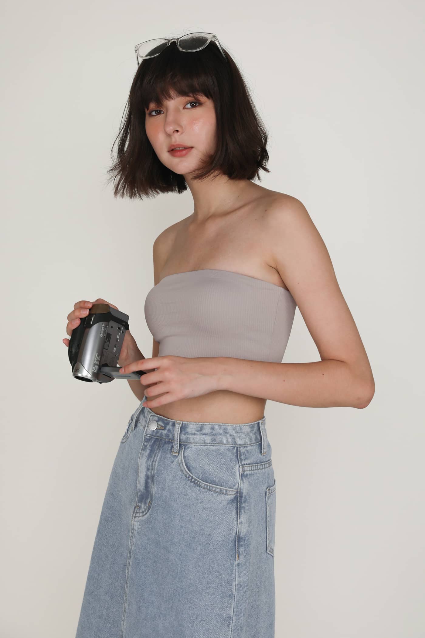 Kendie Basic Tube Padded Top - Image 58