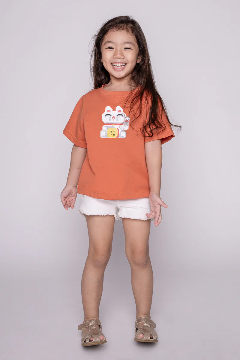 KIDS Fortune Cat Tee - Image 6