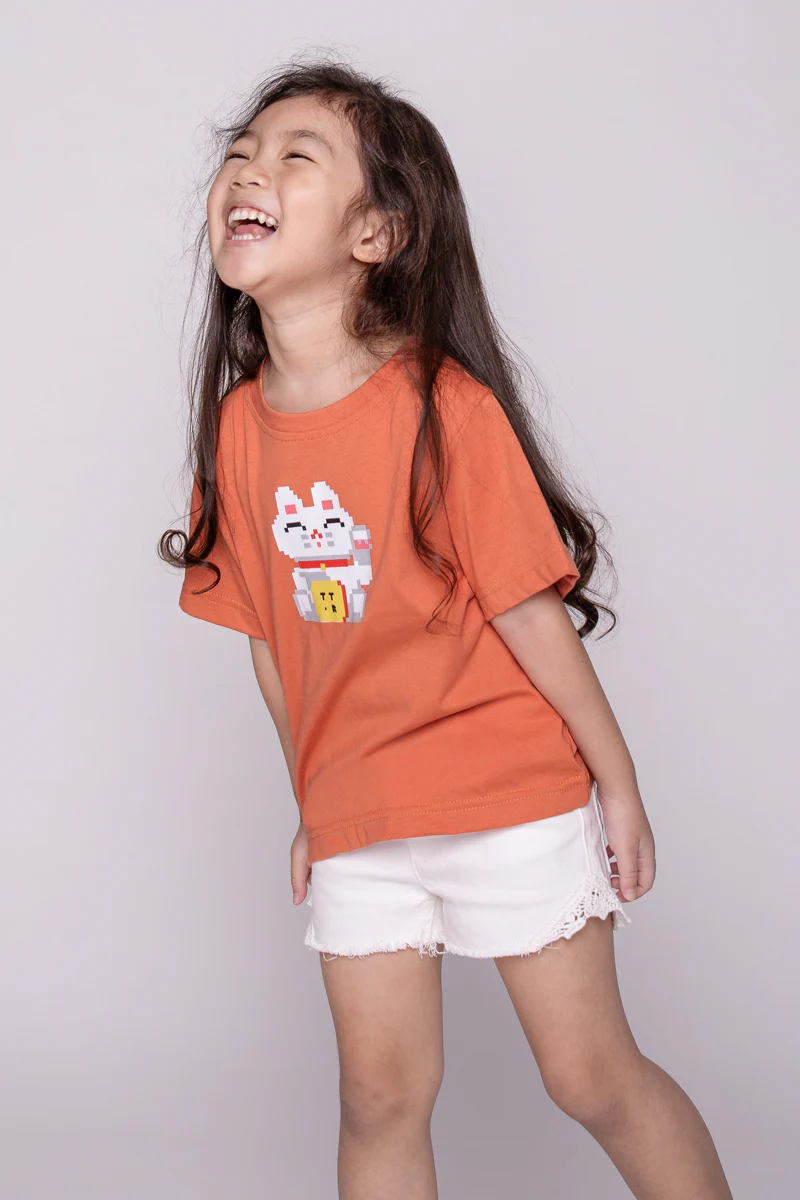 KIDS Fortune Cat Tee - Image 9