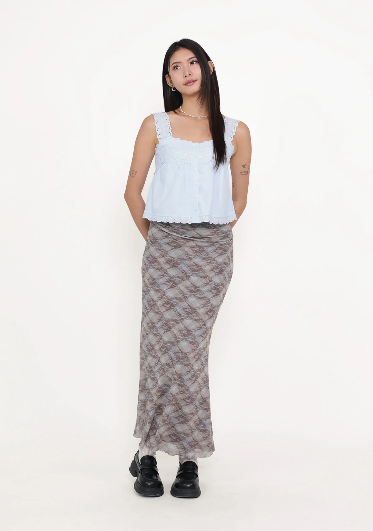 Klaris Eyelet Babydoll Top - Image 8