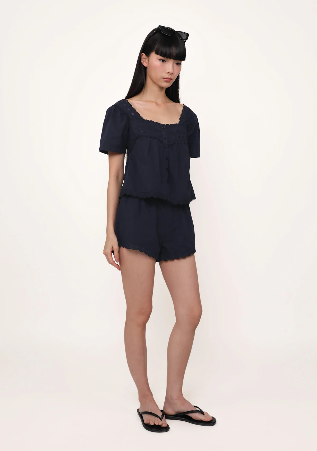 Klaris Sleeve Babydoll Top - Image 2