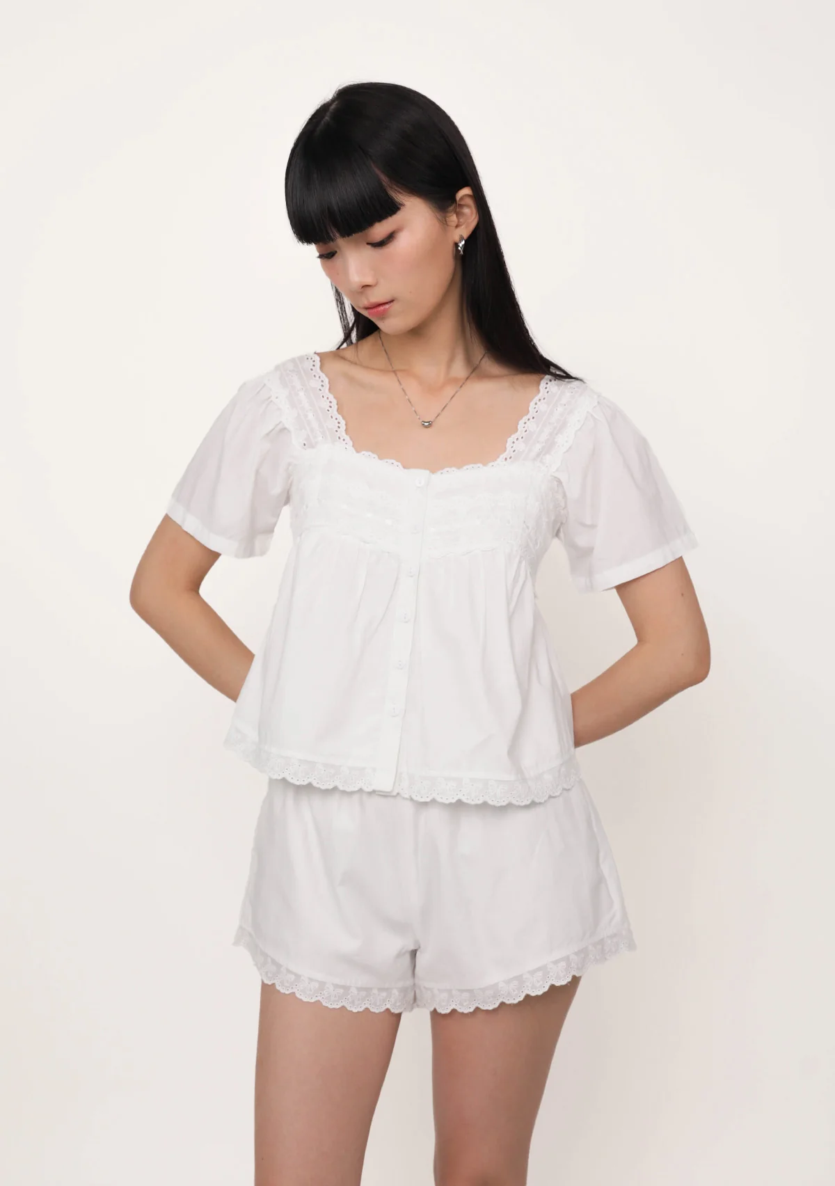 Klaris Sleeve Babydoll Top - Image 4