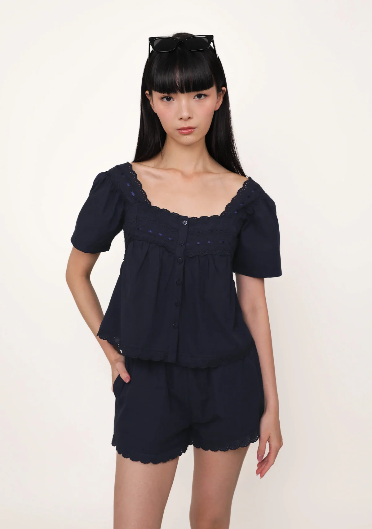 Klaris Sleeve Babydoll Top - Image 7