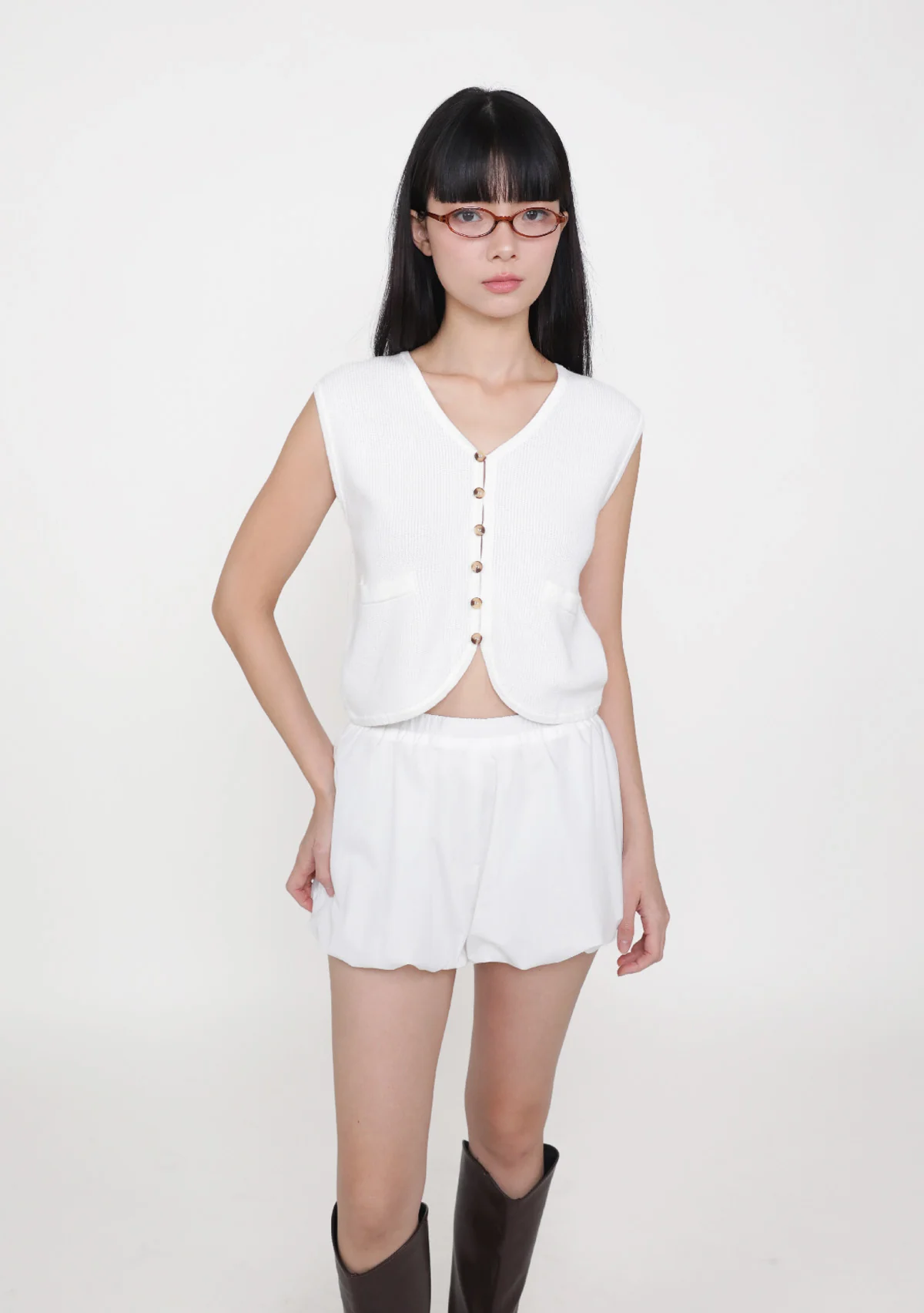 Germaine Knit Vest Top - Image 11