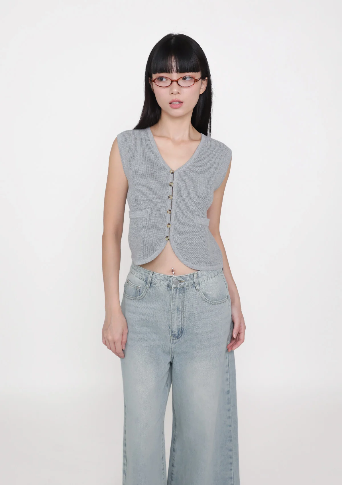 Germaine Knit Vest Top - Image 14