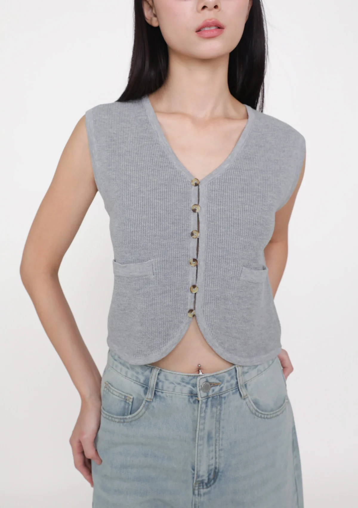 Germaine Knit Vest Top - Image 15