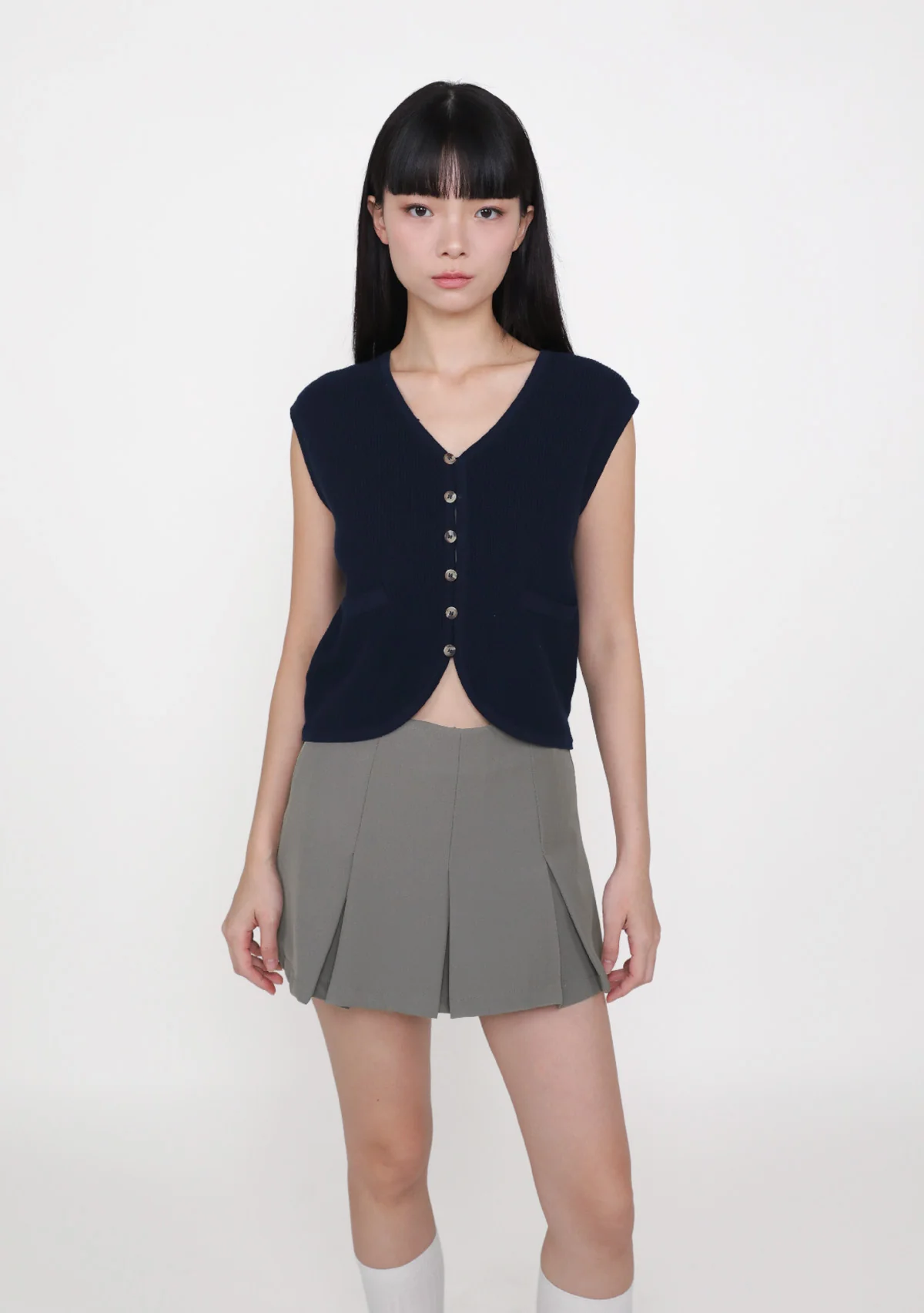 Germaine Knit Vest Top - Image 20