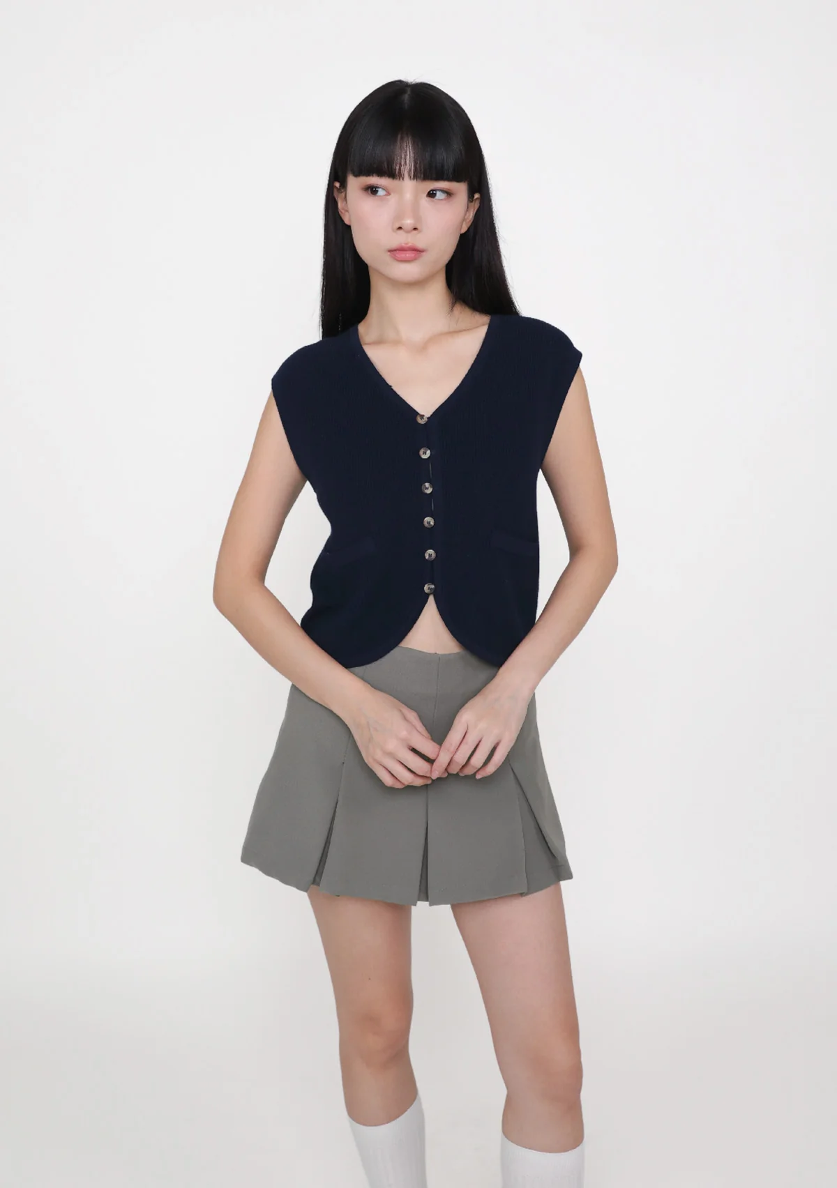 Germaine Knit Vest Top - Image 7