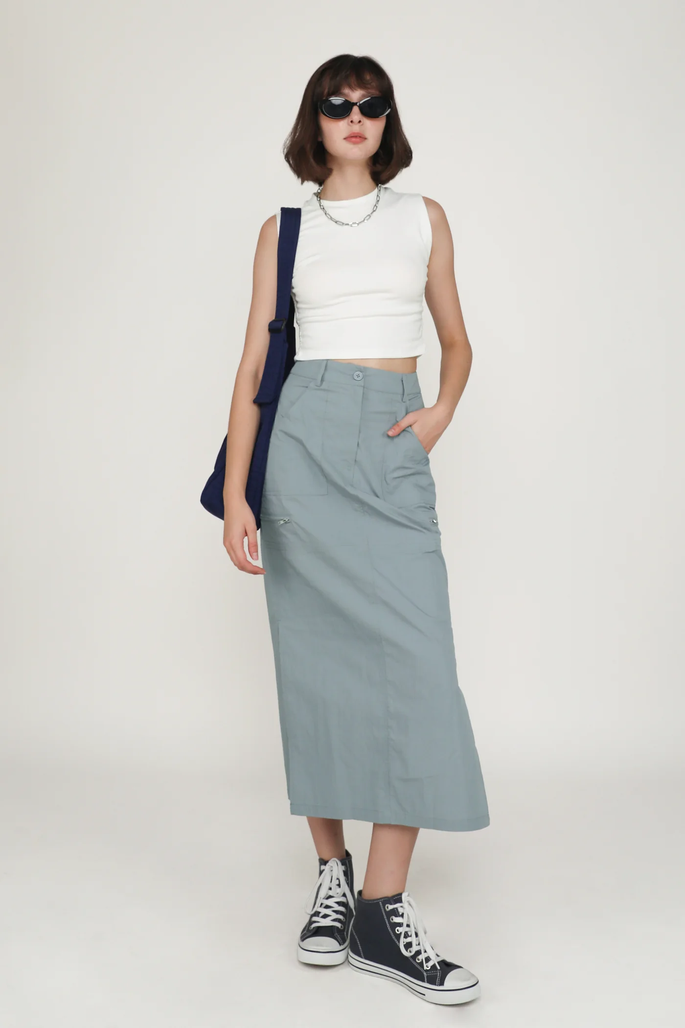 Knox Ruched Side Basic Top - Image 2