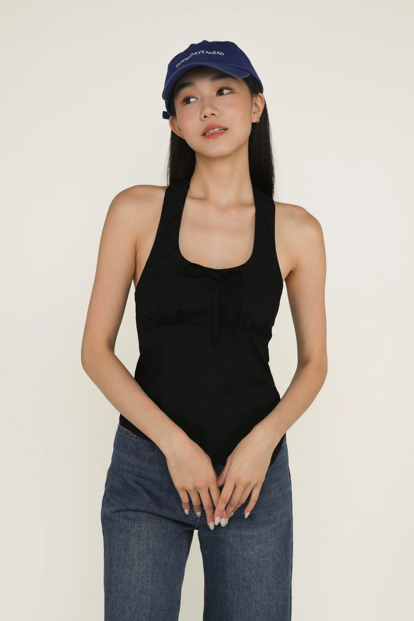 Kylene Asymmetrical Halter Top - Image 10