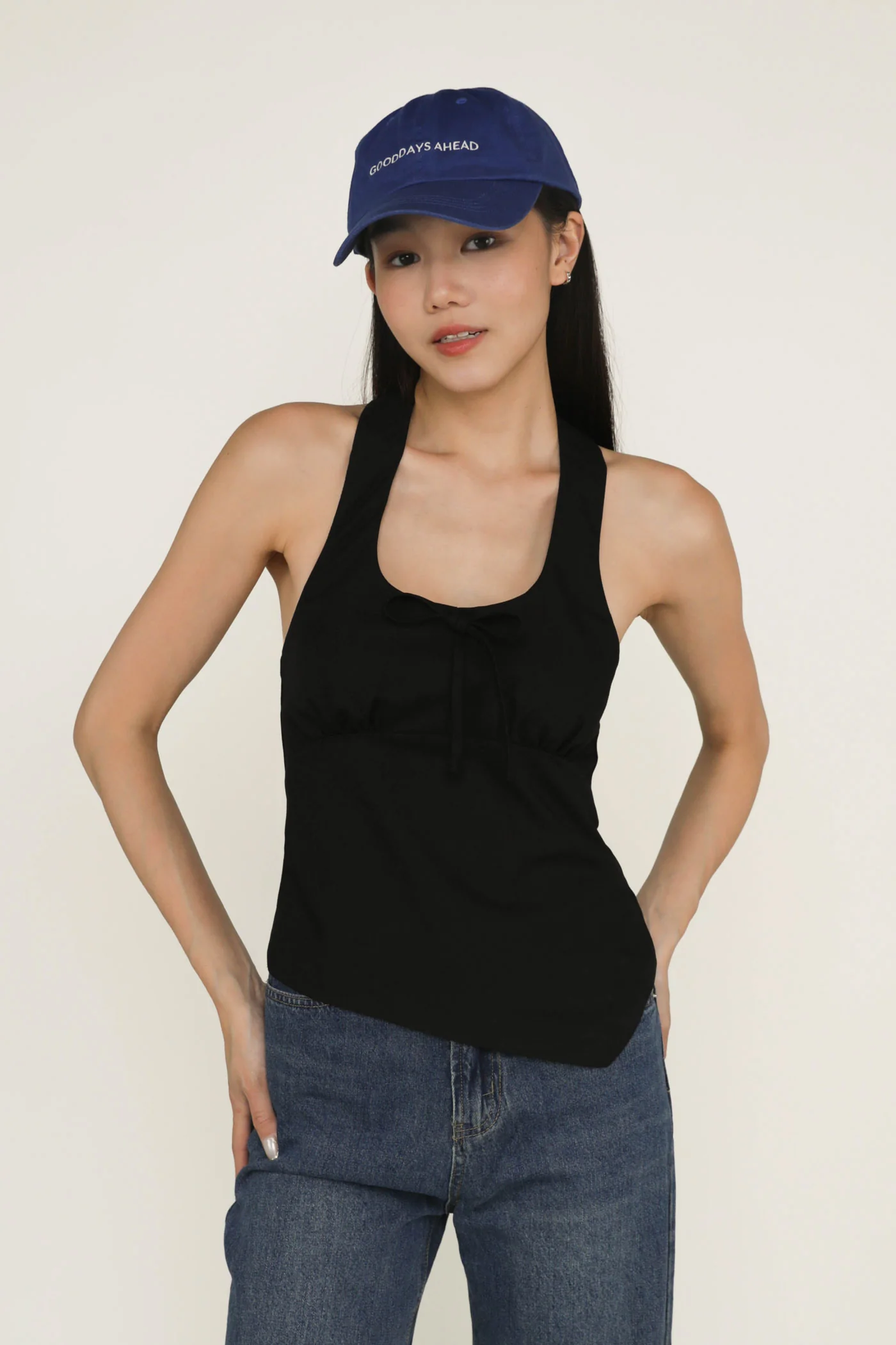 Kylene Asymmetrical Halter Top - Image 12