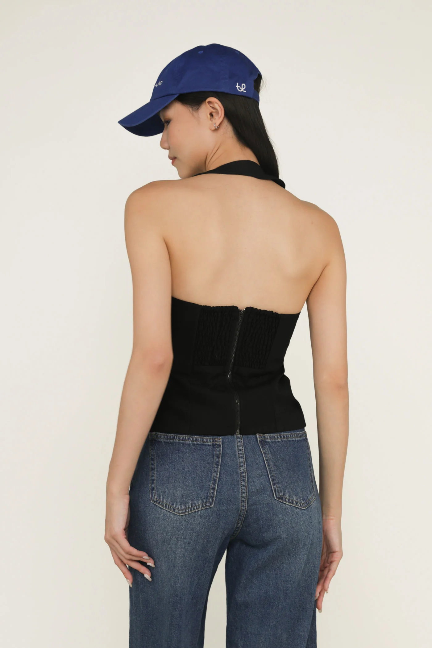 Kylene Asymmetrical Halter Top - Image 14