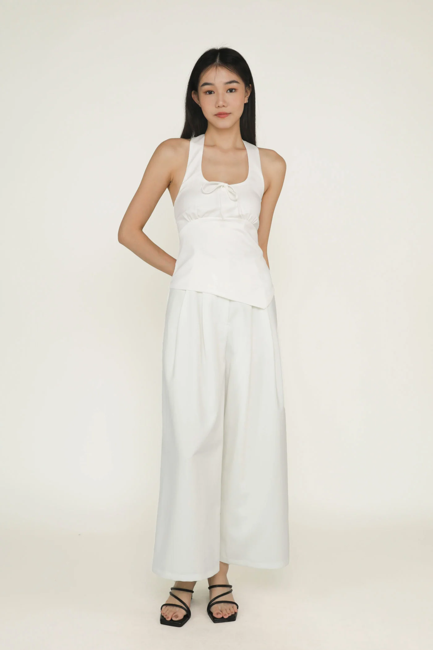Kylene Asymmetrical Halter Top - Image 2