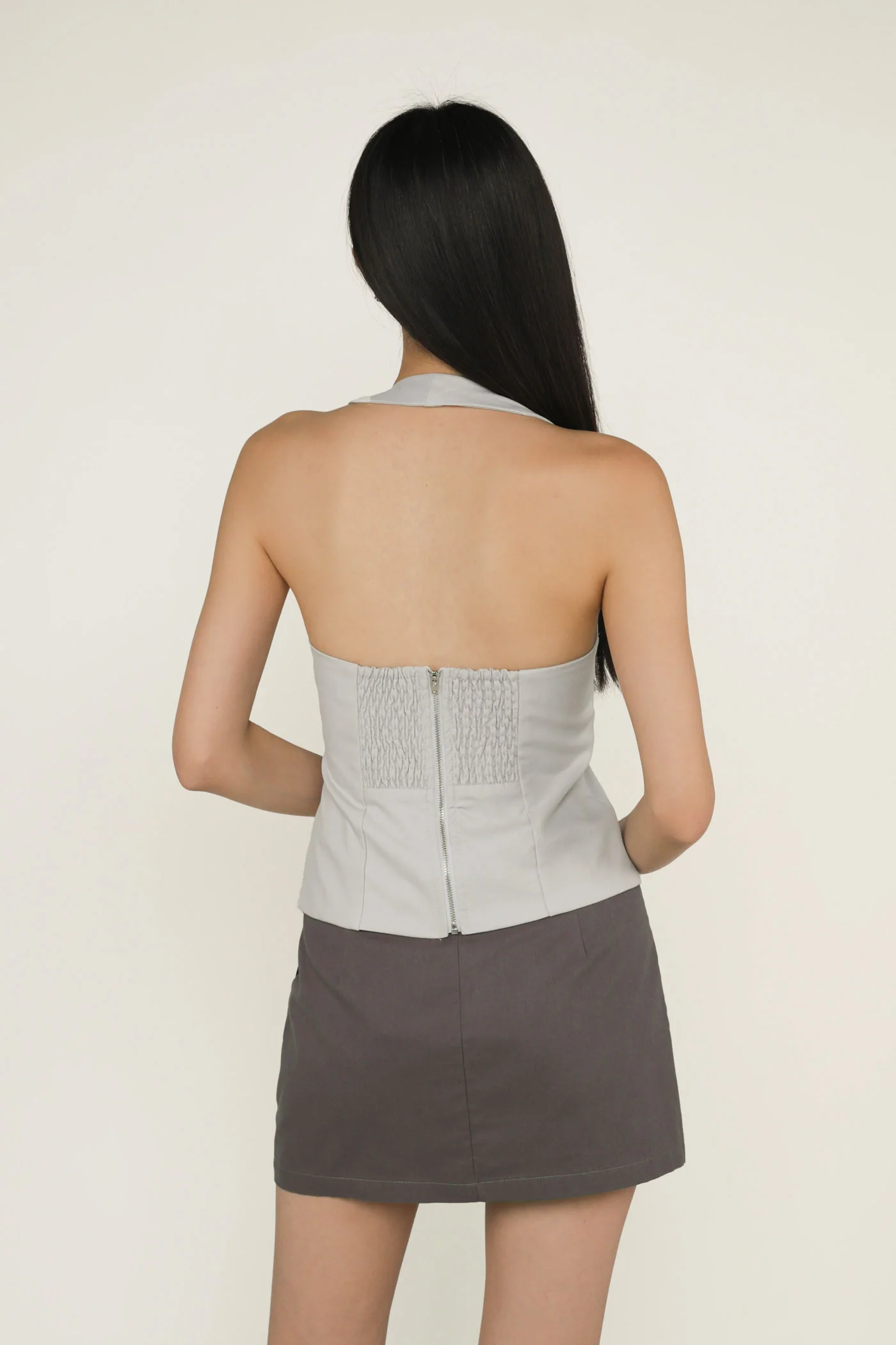 Kylene Asymmetrical Halter Top - Image 21
